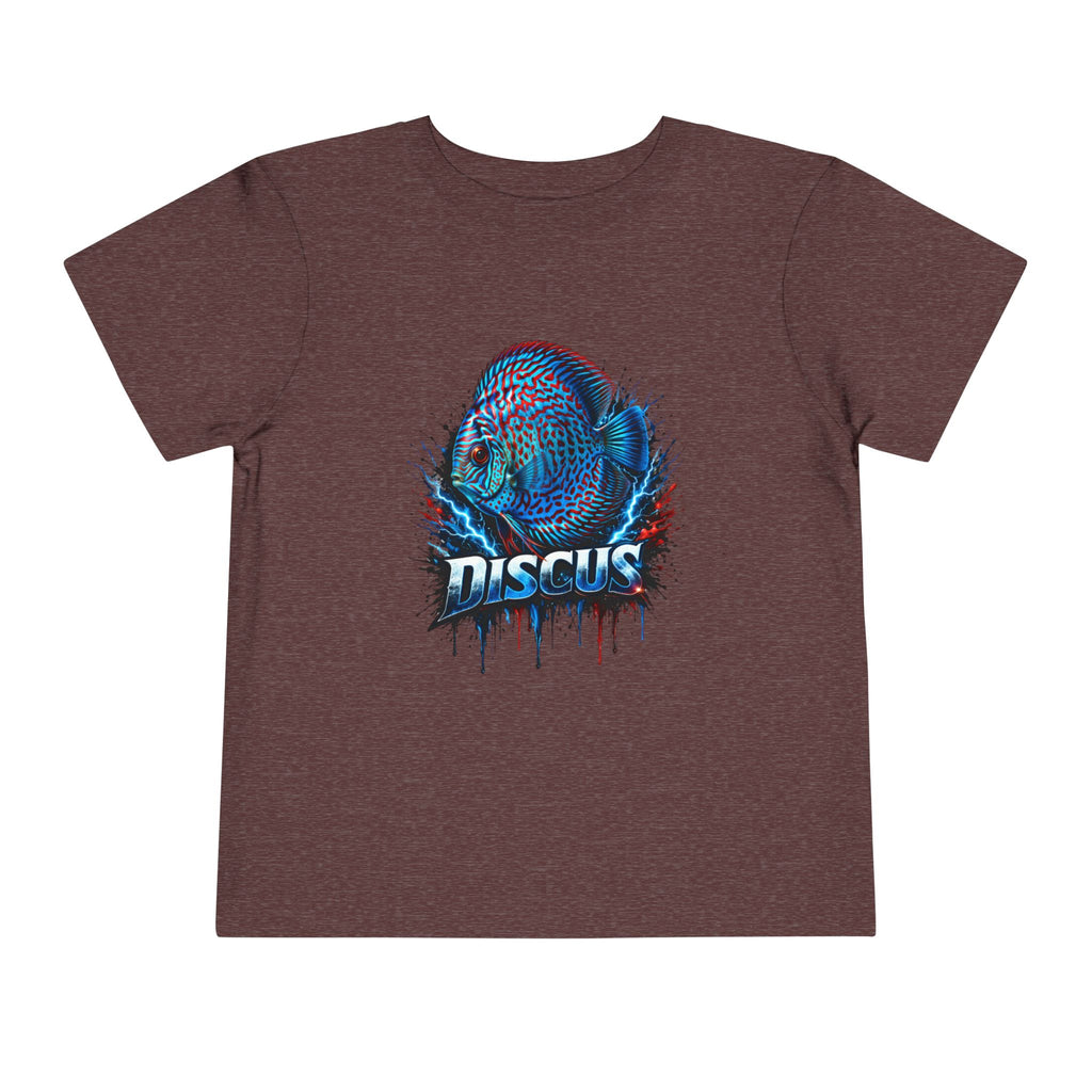 Toddler Tee - Colorful Discus Fish Graphic "Discus"