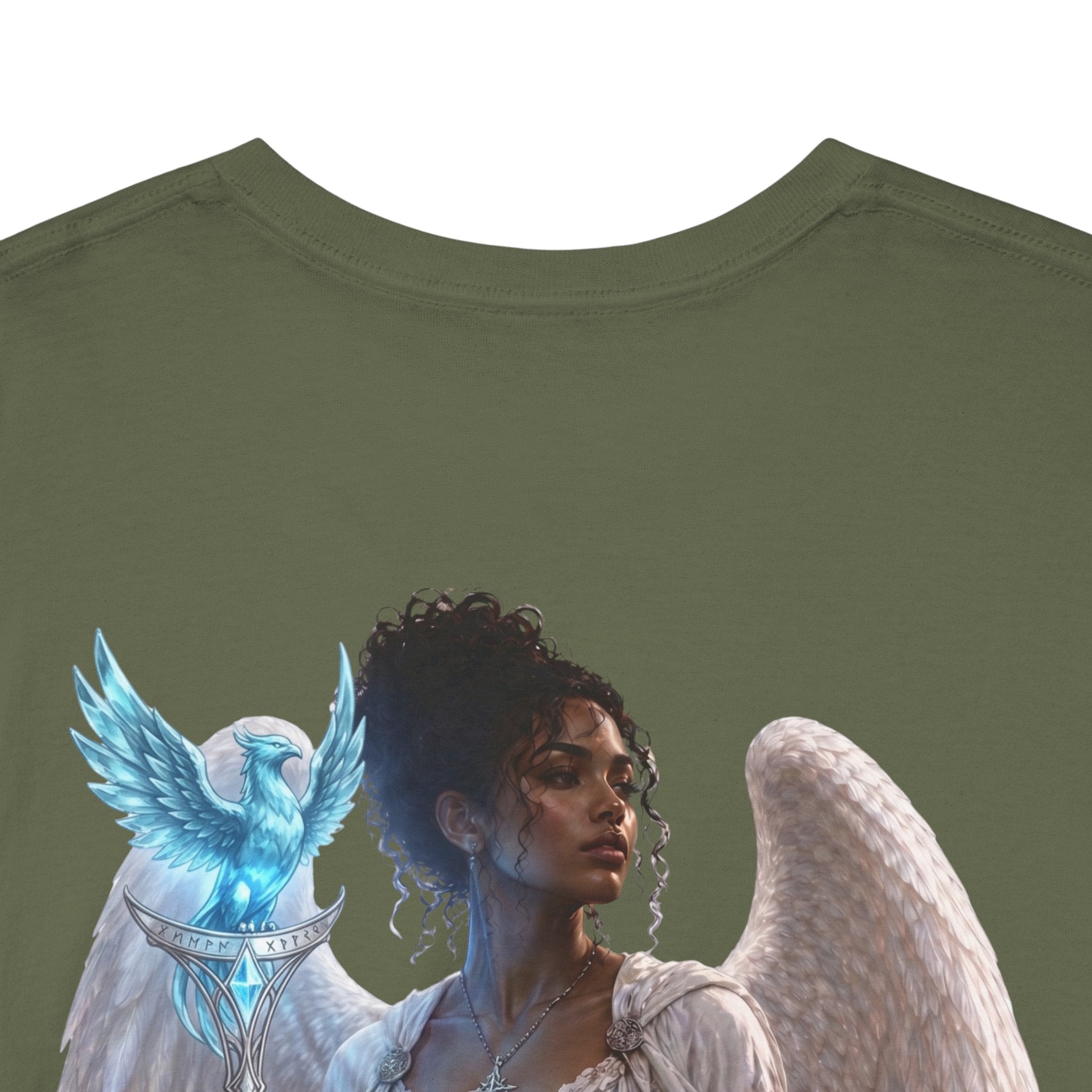 The Eternal Wars Graphic Tee – "Cambria" Winged Warrior Shirt