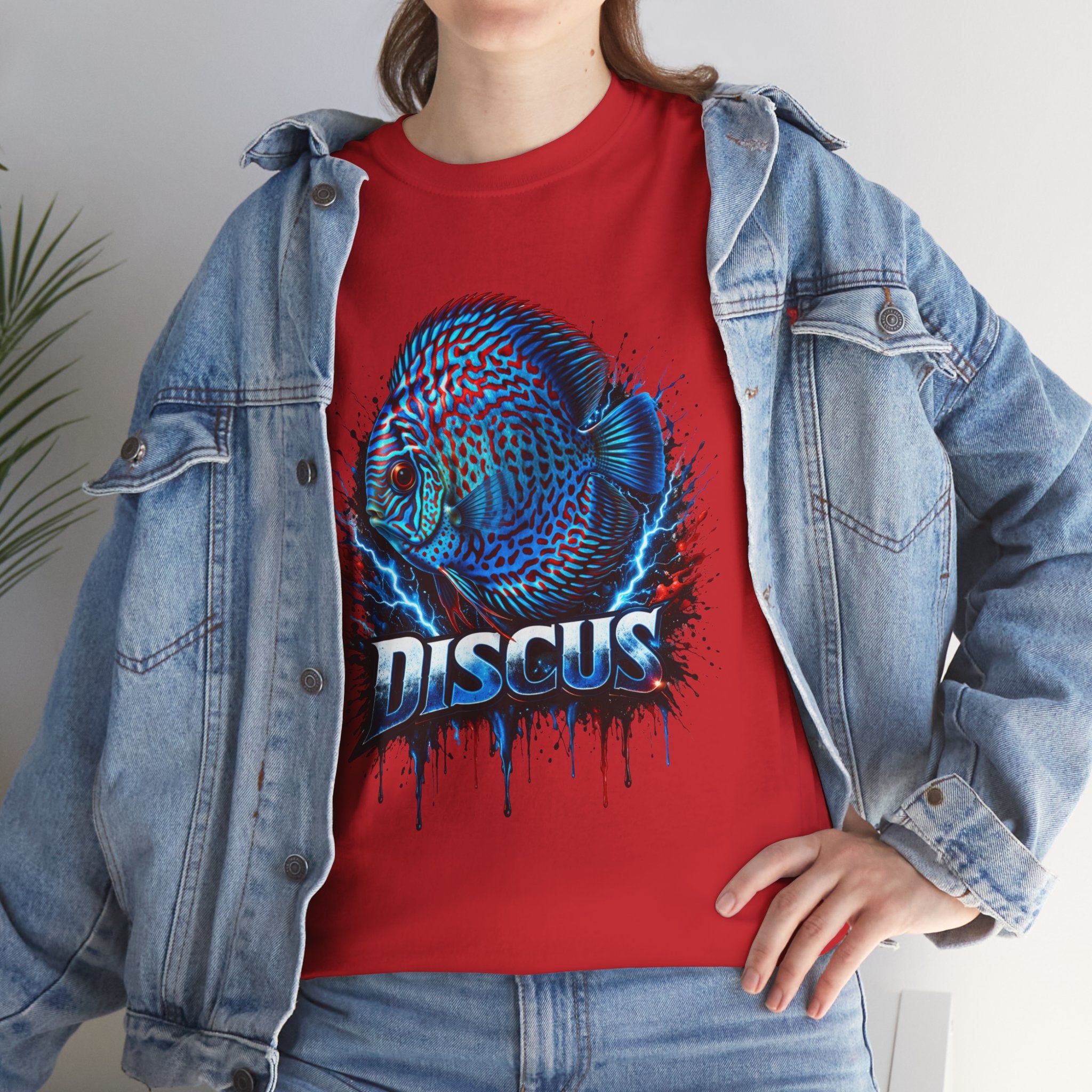 Discus Fish Graphic Tee - Vibrant Aquarium Fish Shirt