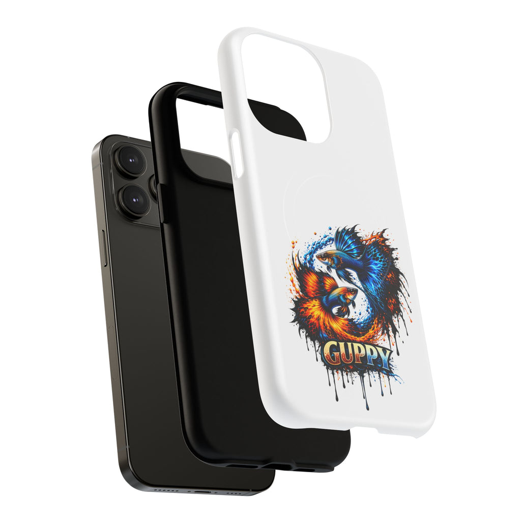 Fire & Ice Guppy – "Neon Flare" Magnetic Impact Case