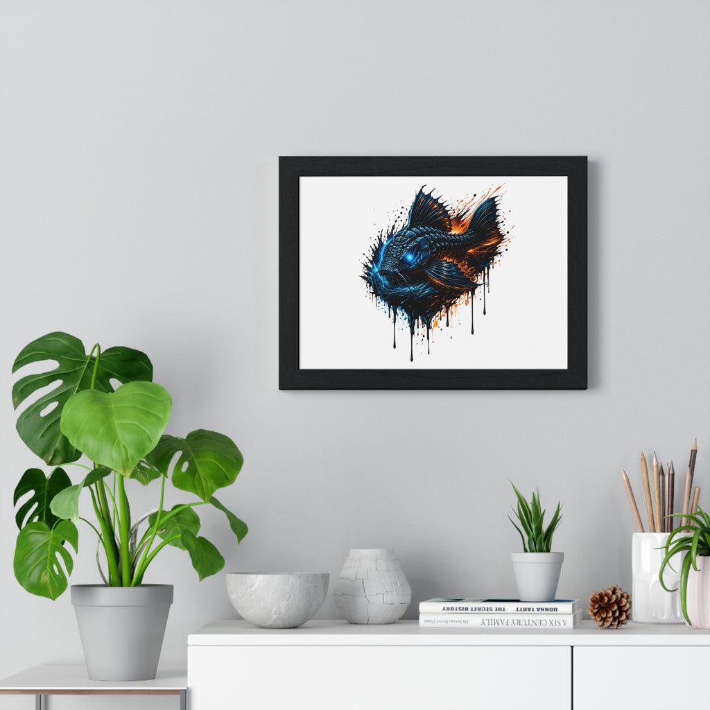 Armored Pleco L-185– Premium Wood-Framed Poster