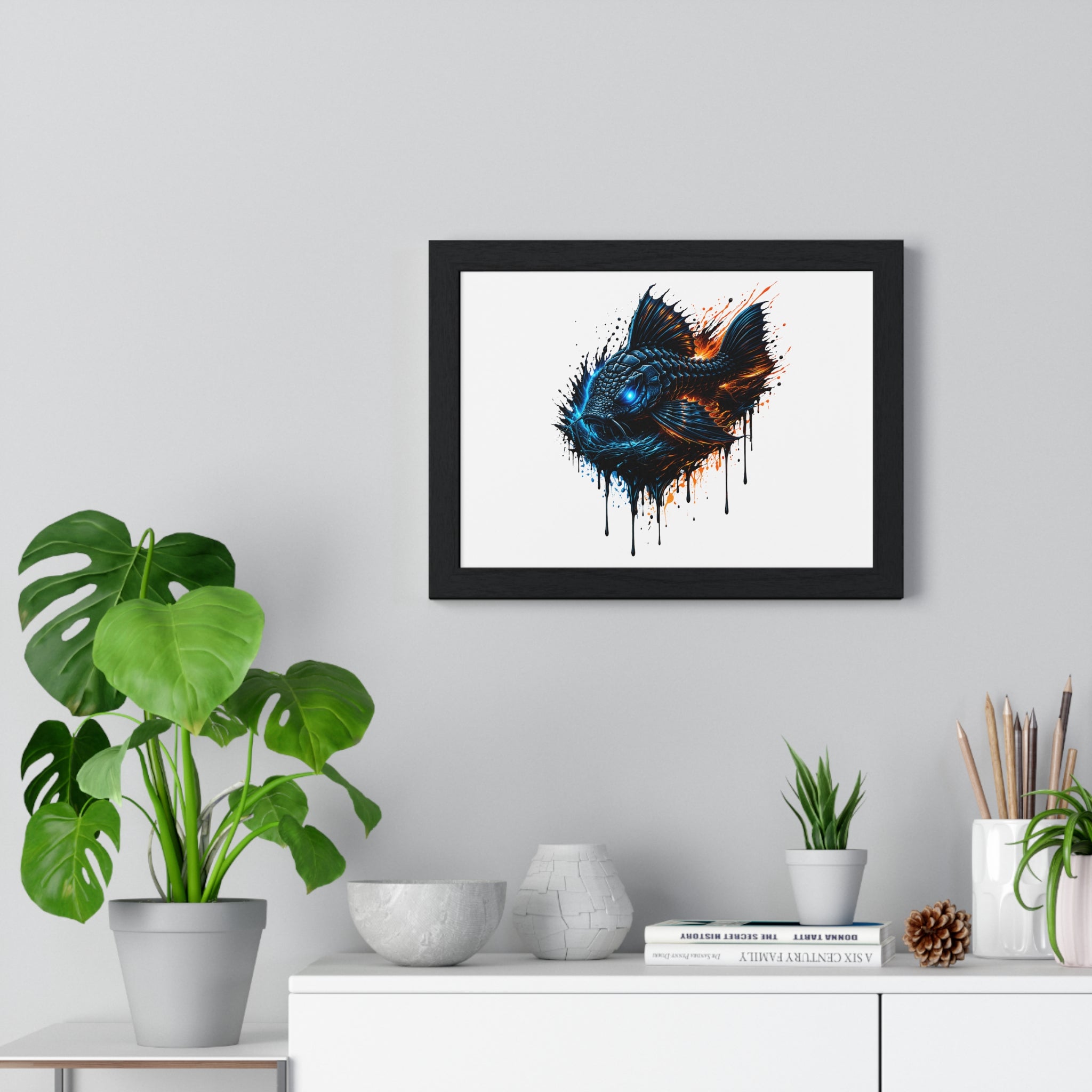 Armored Pleco L-185– Premium Wood-Framed Poster