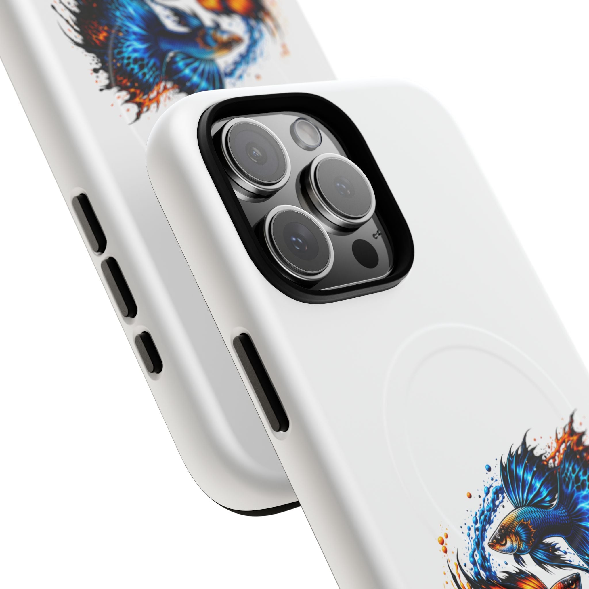 Fire & Ice Guppy – "Neon Flare" Magnetic Impact Case