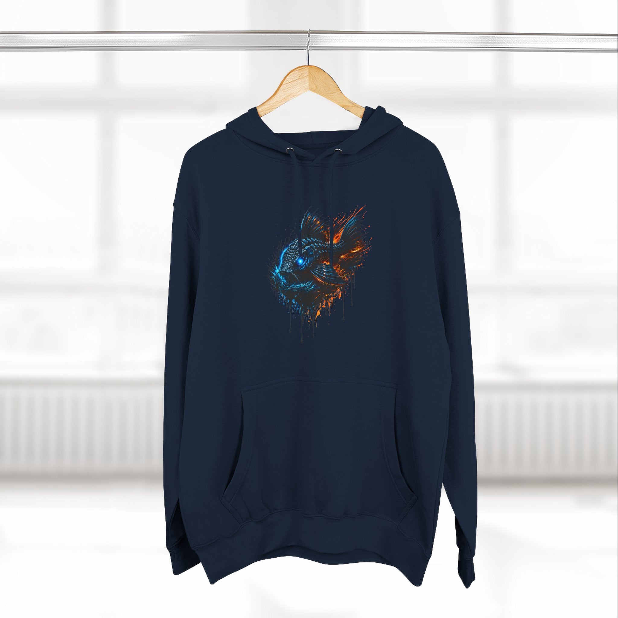 Armored Pleco L-185 – Premium Fleece Hooded Sweatshirt