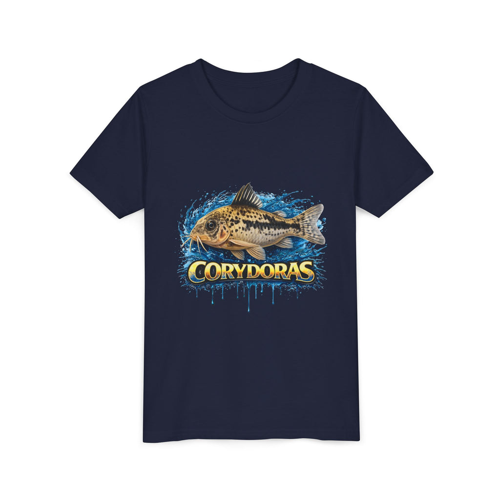 Corydoras Fish Youth Tee – Cute Aquarium Catfish Graphic Shirt