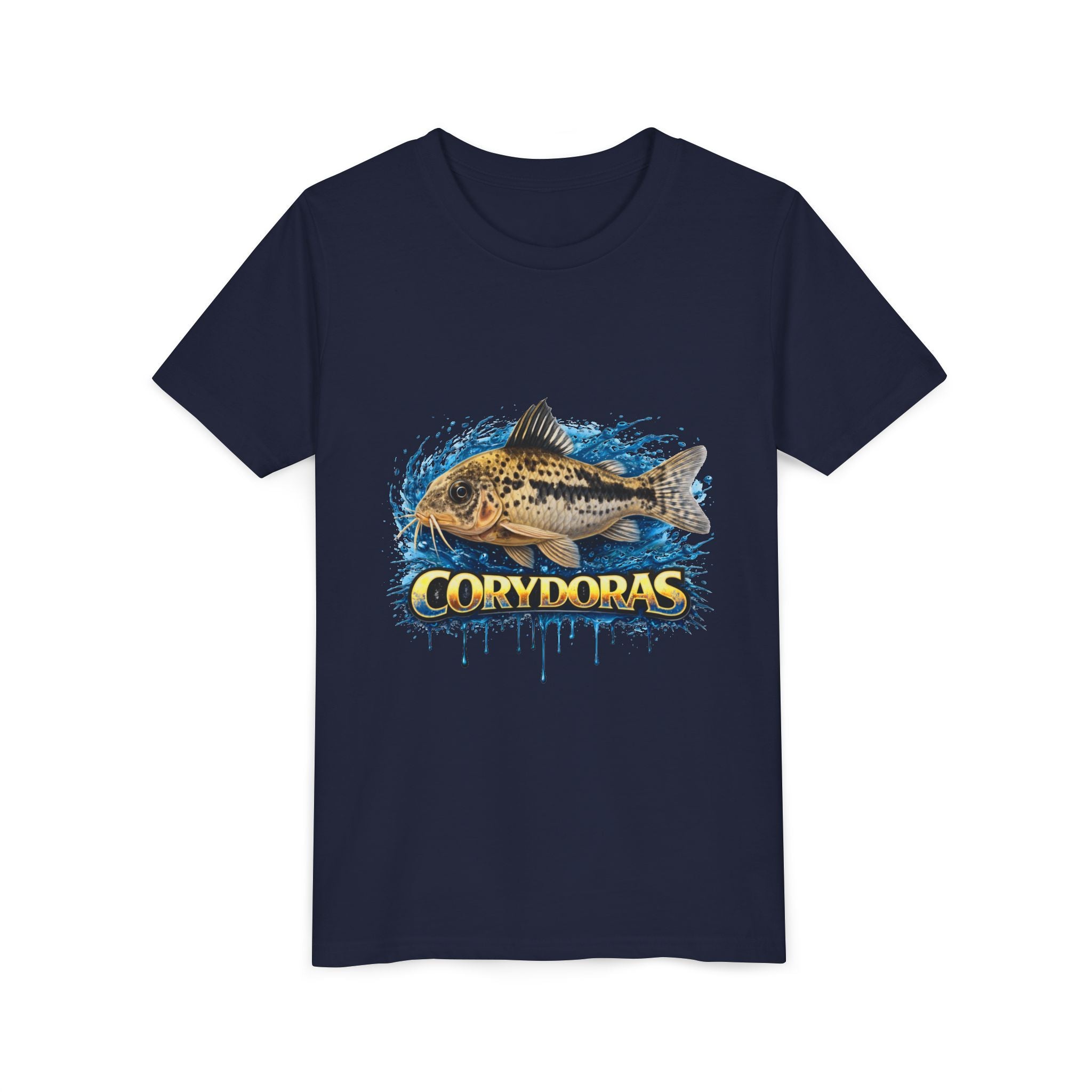 Corydoras Fish Youth Tee – Cute Aquarium Catfish Graphic Shirt