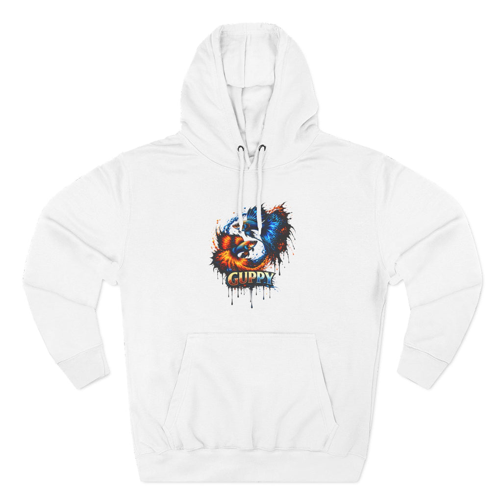Fire & Ice Guppy – Premium Three-Panel Fleece Hoodie