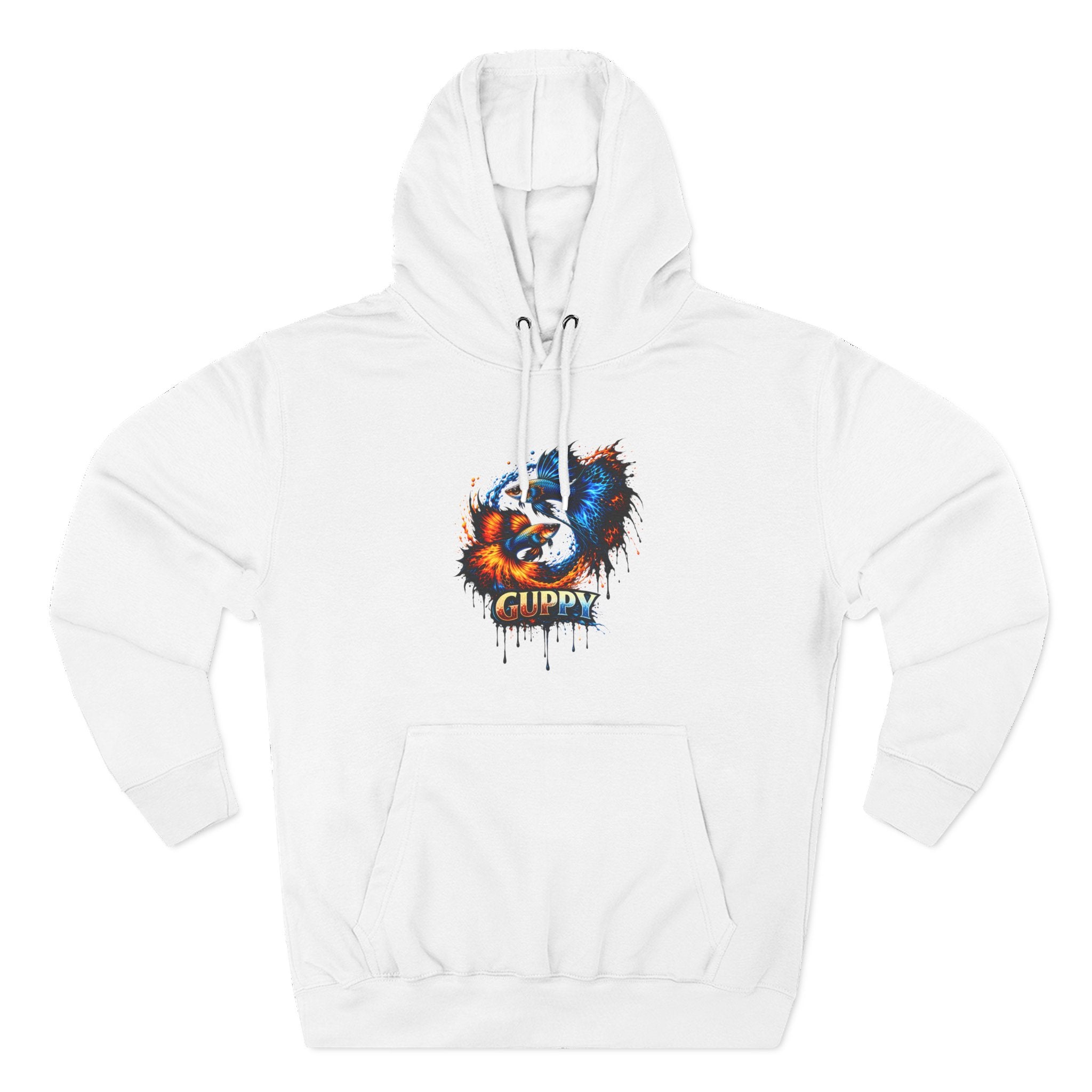 Fire & Ice Guppy – Premium Three-Panel Fleece Hoodie