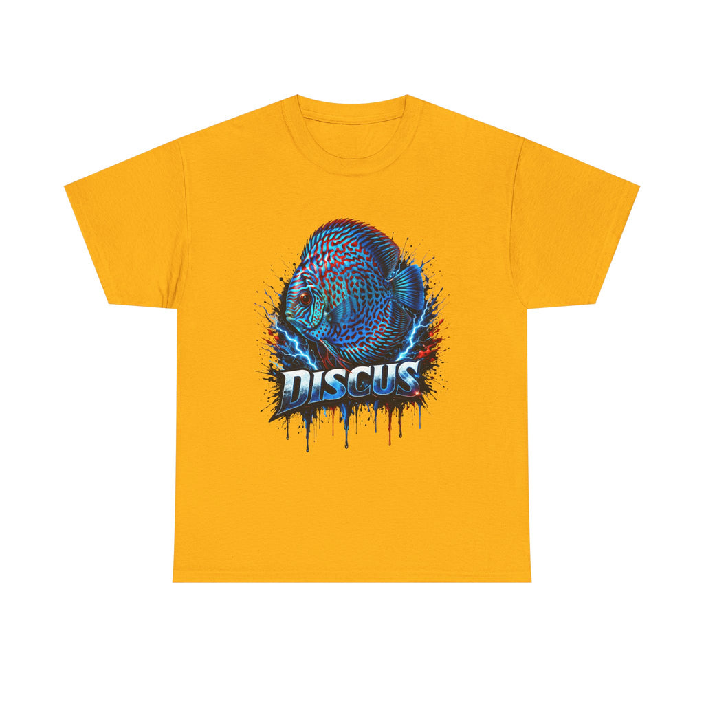 Discus Fish Graphic Tee - Vibrant Aquarium Fish Shirt