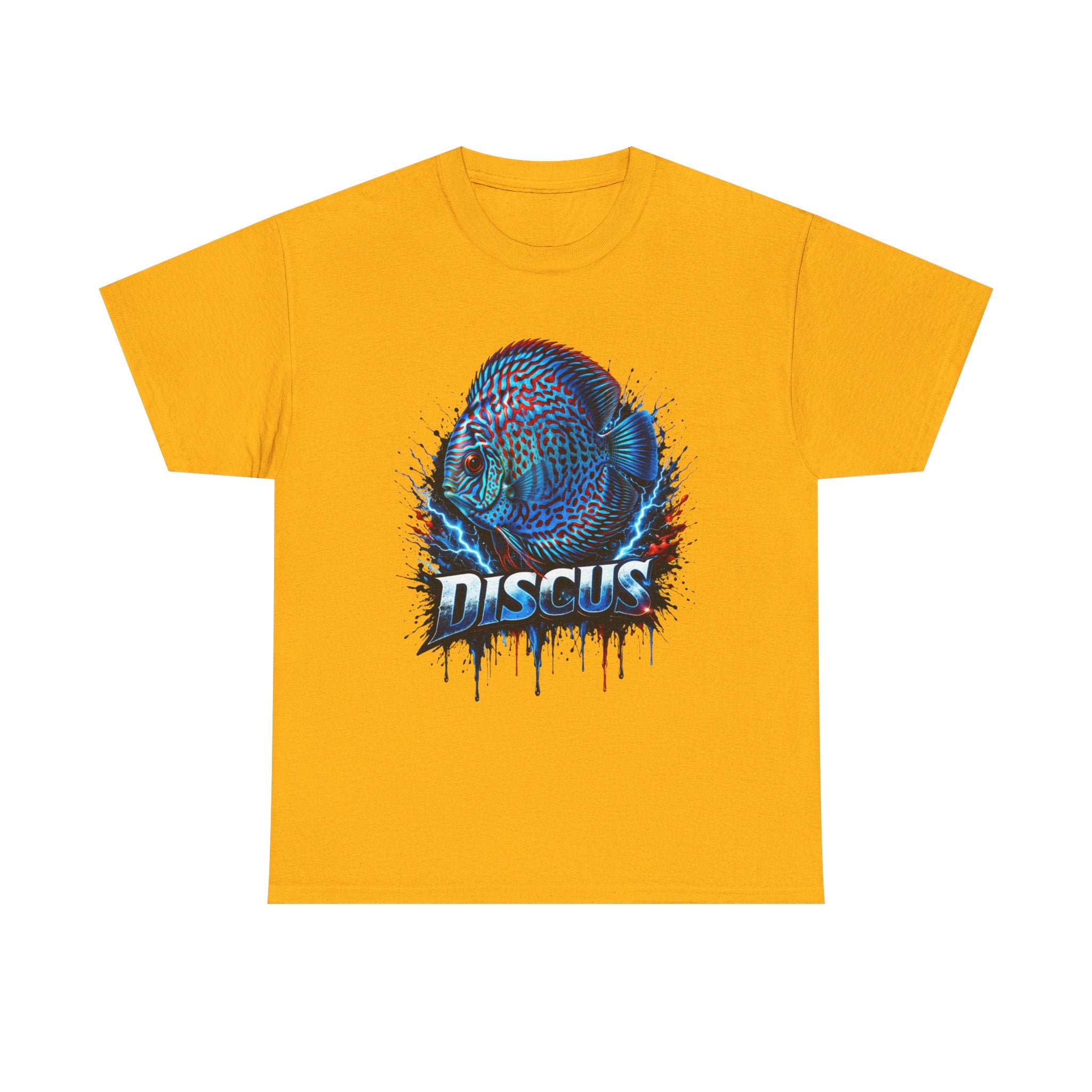 Discus Fish Graphic Tee - Vibrant Aquarium Fish Shirt