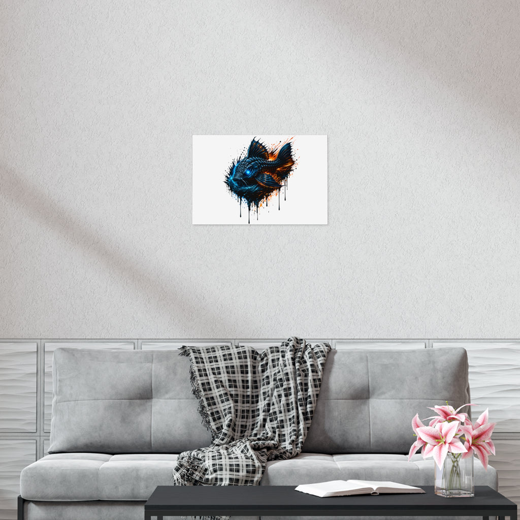 Armored Pleco – Premium Uncoated Matte Poster L-185