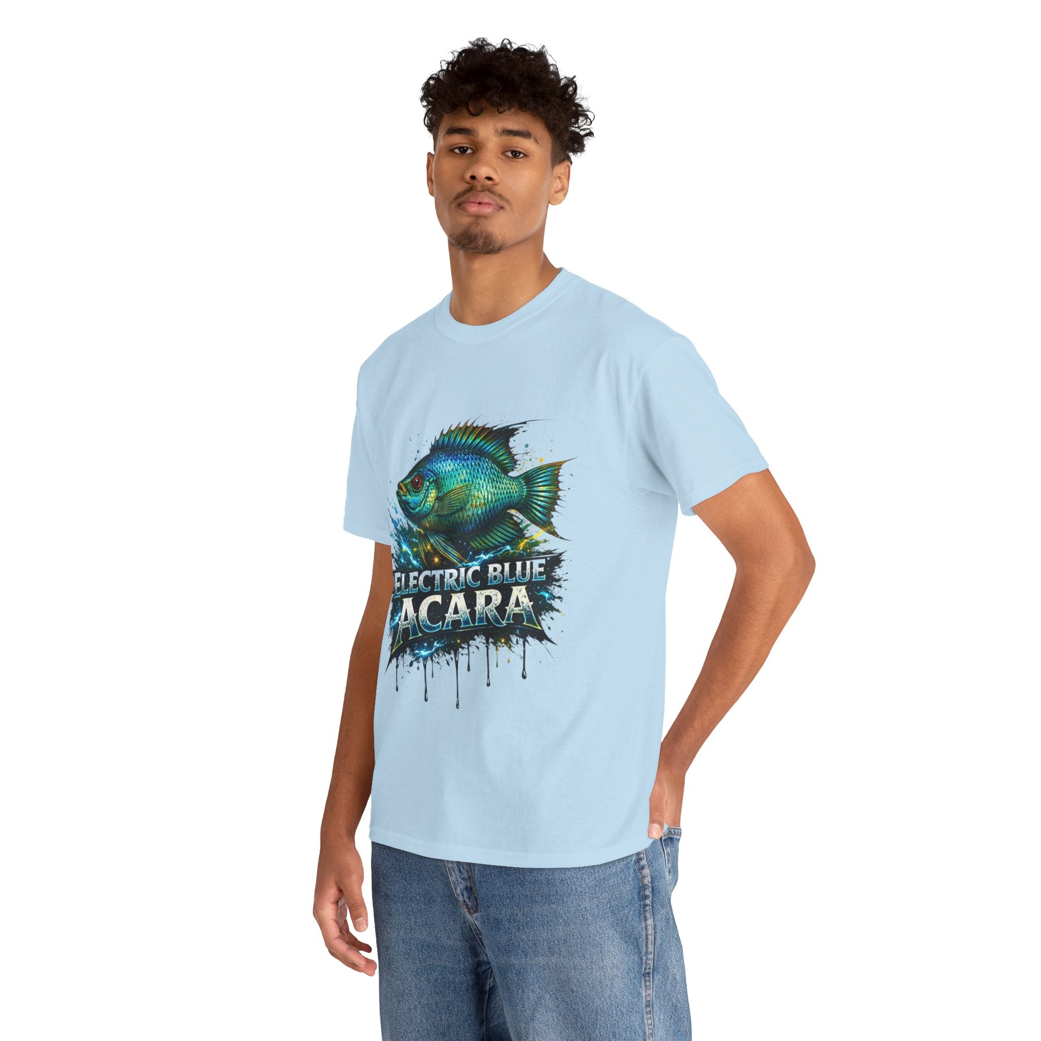 Electric Blue Acara – Premium Graphic Tee