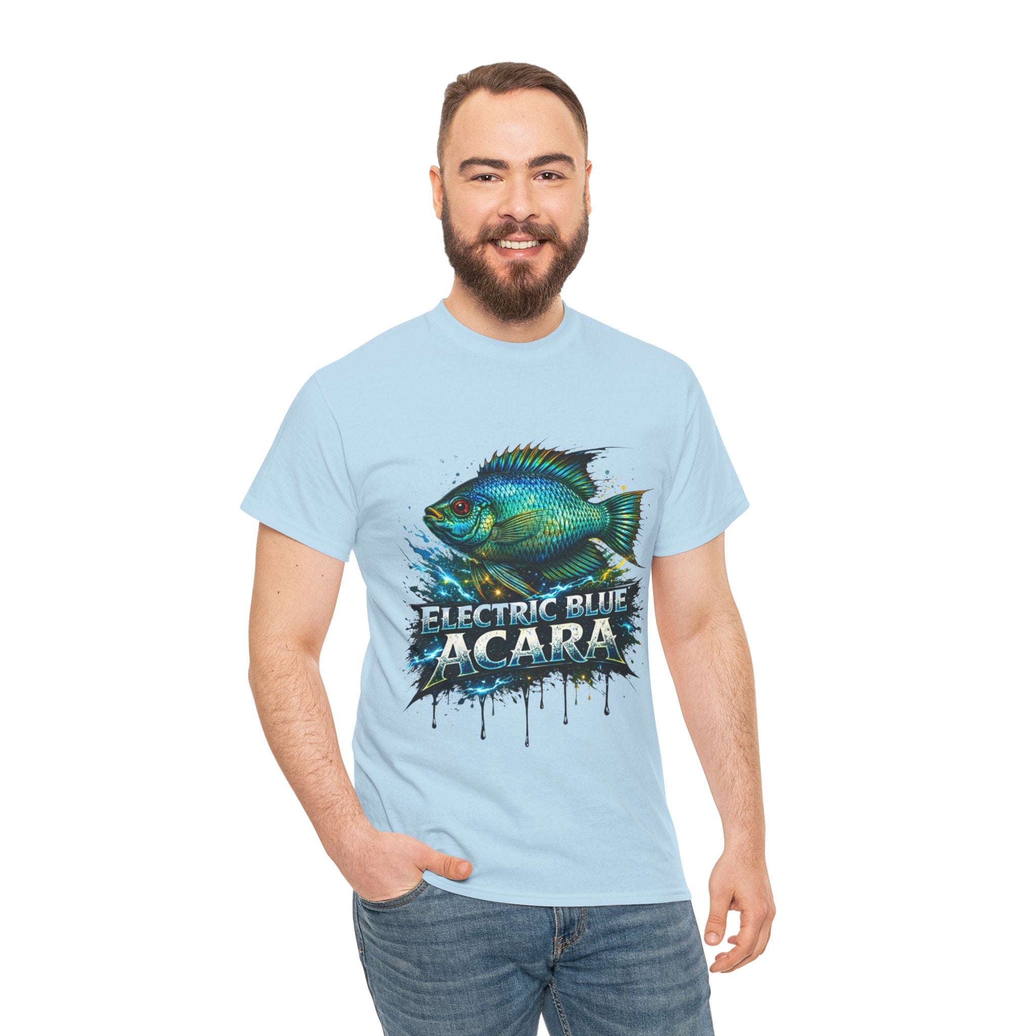 Electric Blue Acara – Premium Graphic Tee