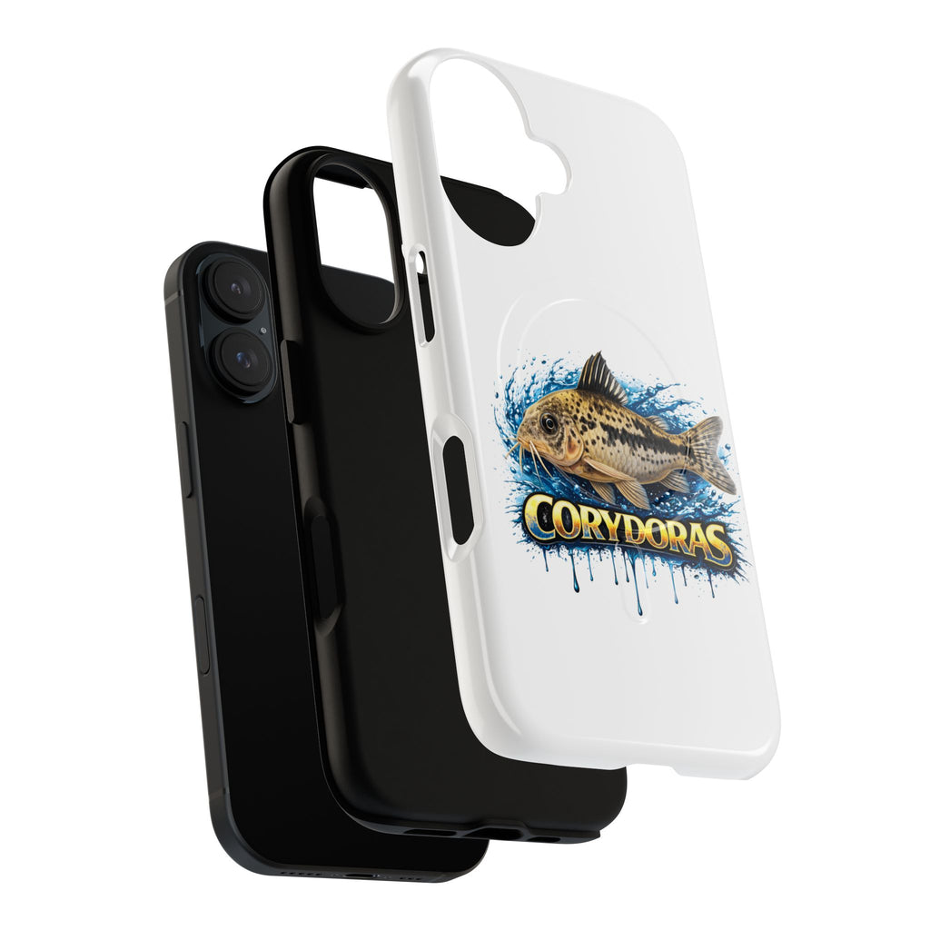 Corydoras Tough Magnetic Phone Case — Protective Fish Aquarium Design