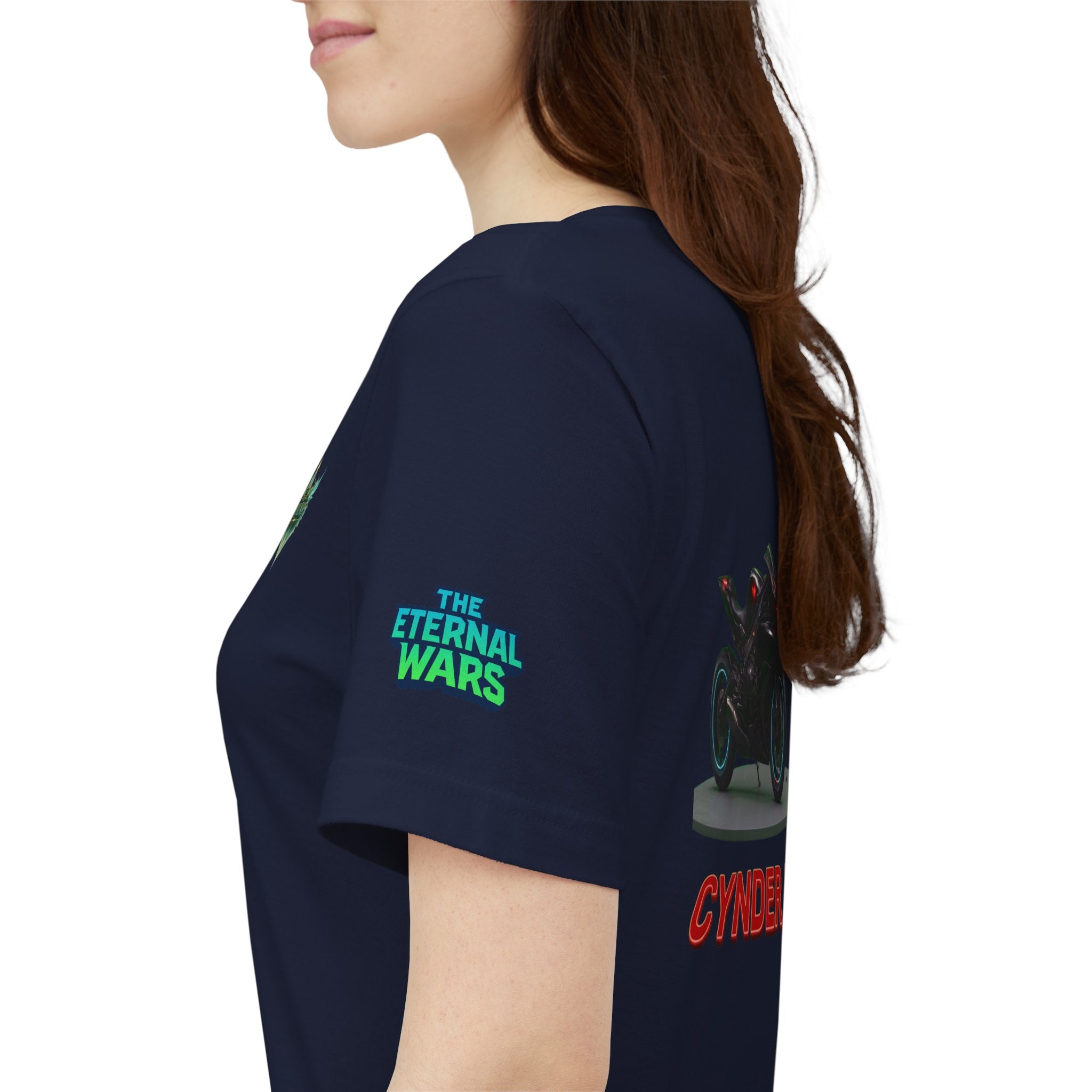The Eternal Wars Motorcycle Tee — Cynder V Sportbike Graphic Shirt