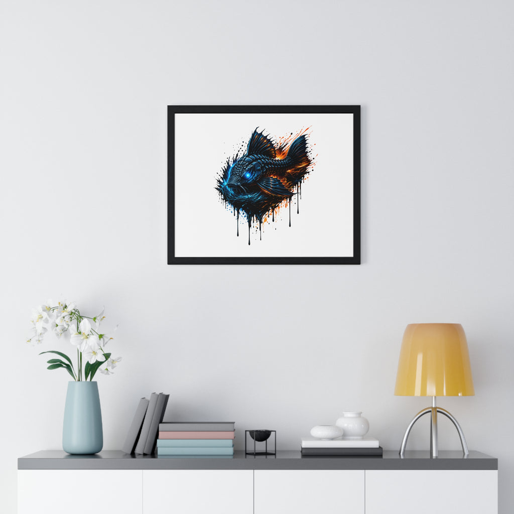 Armored Pleco L-185– Premium Wood-Framed Poster