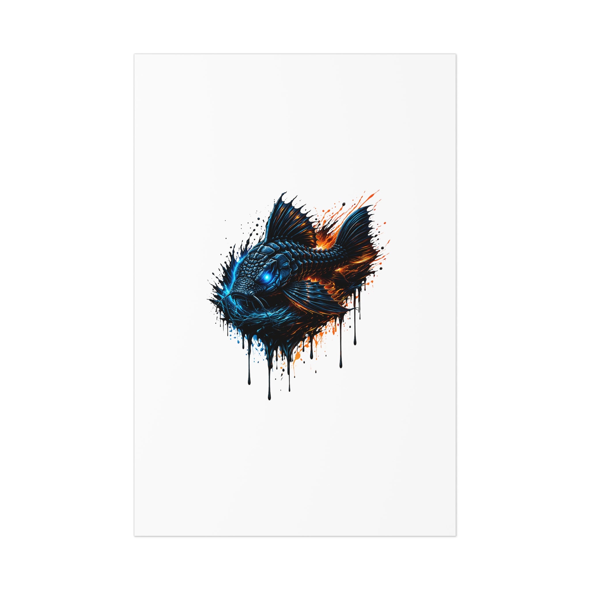 Armored Pleco – Premium Uncoated Matte Poster L-185