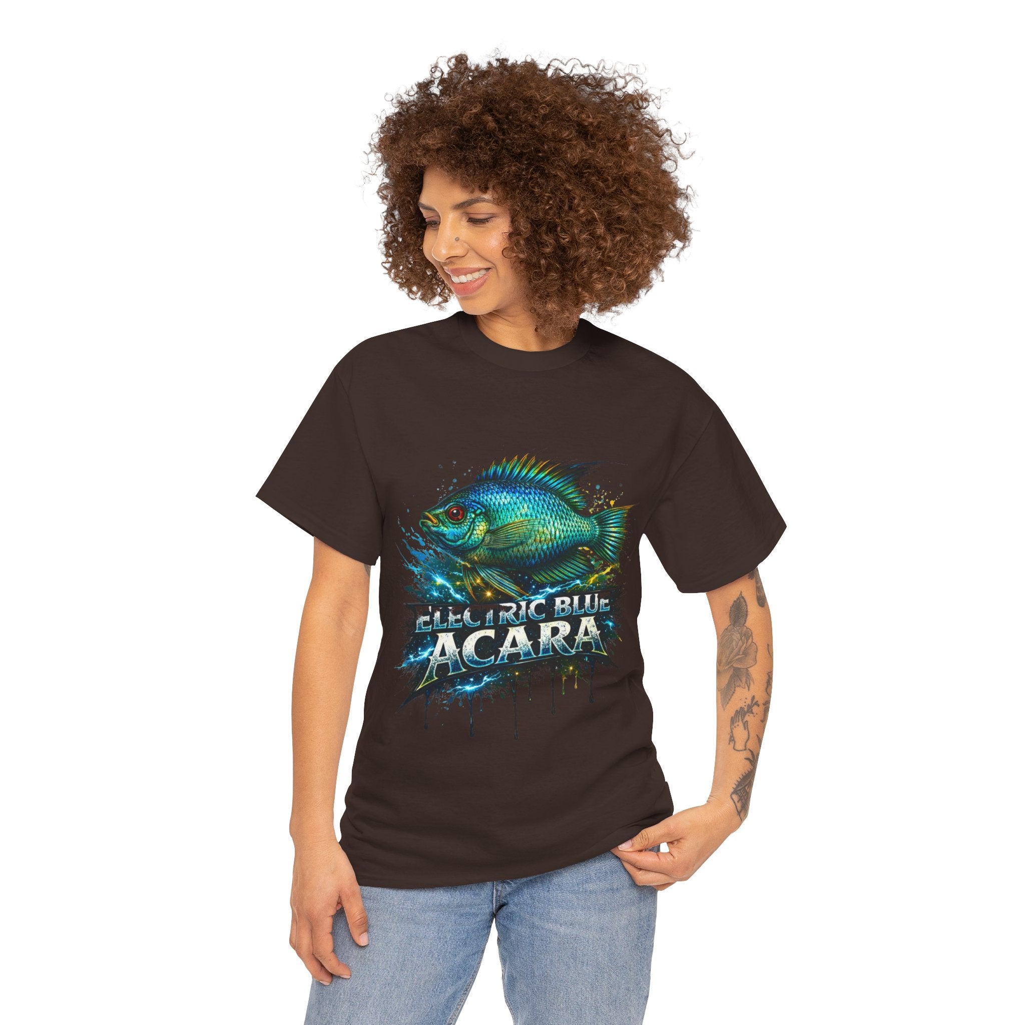 Electric Blue Acara – Premium Graphic Tee