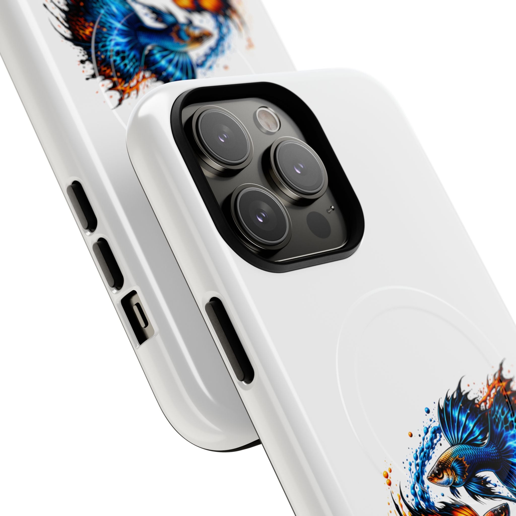 Fire & Ice Guppy – "Neon Flare" Magnetic Impact Case