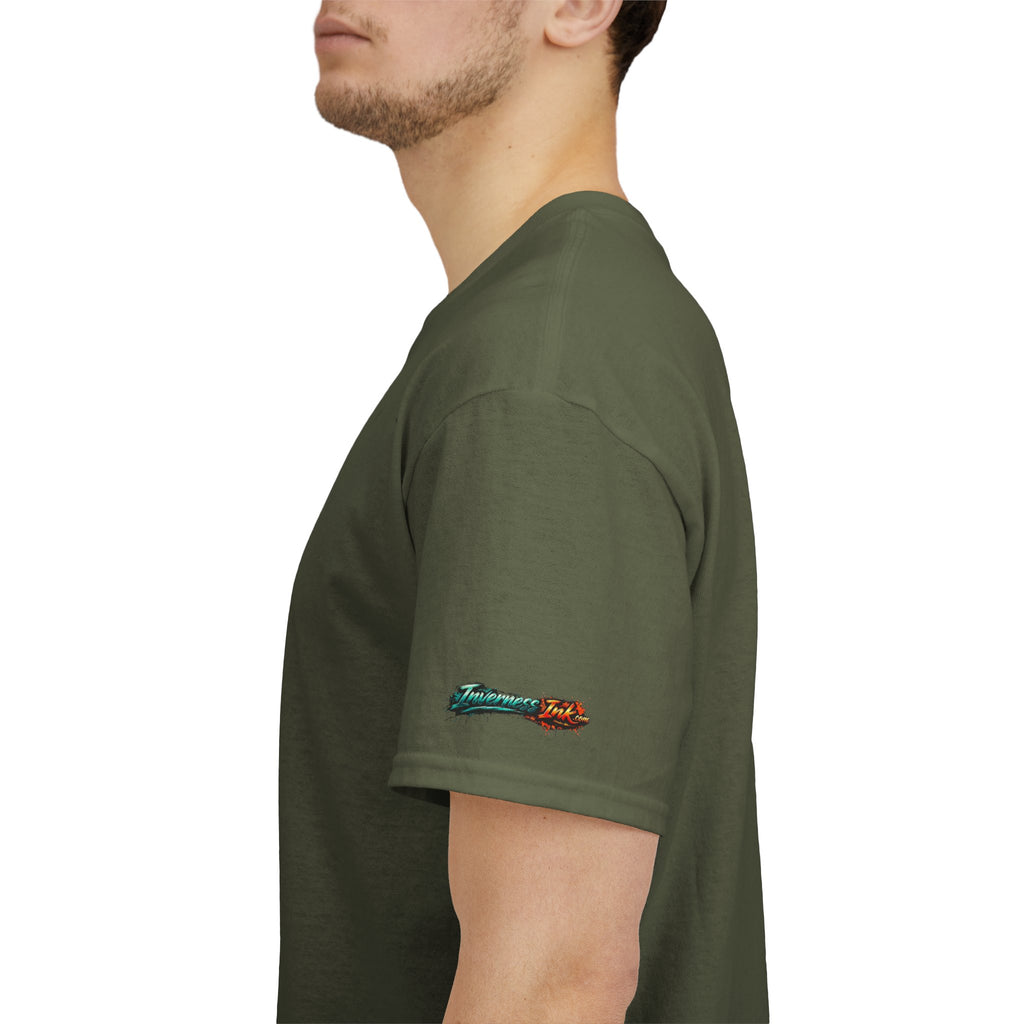Angelfish Graphic Tee — Blue Tropical Fish Shirt