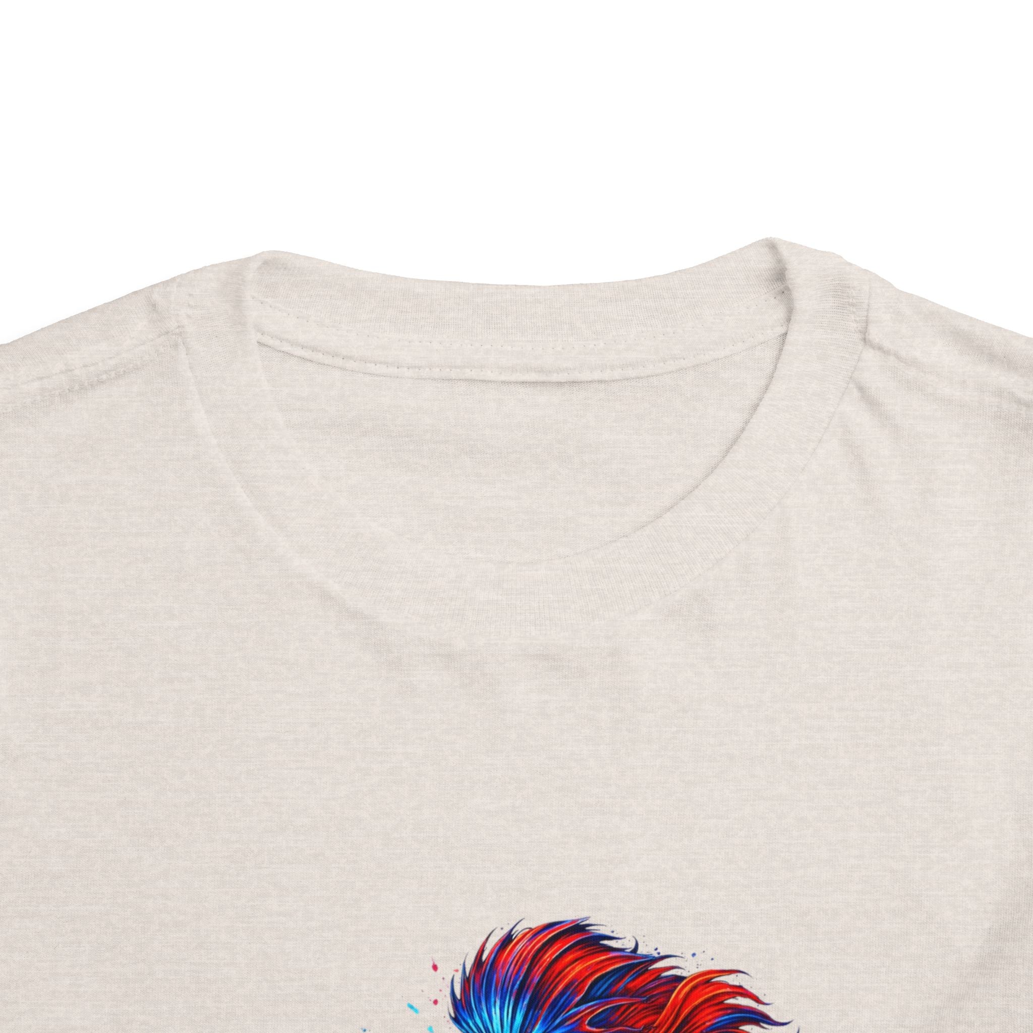Toddler Tee - 'Fierce Betta' Colorful Betta Fish Graphic Shirt for Kids