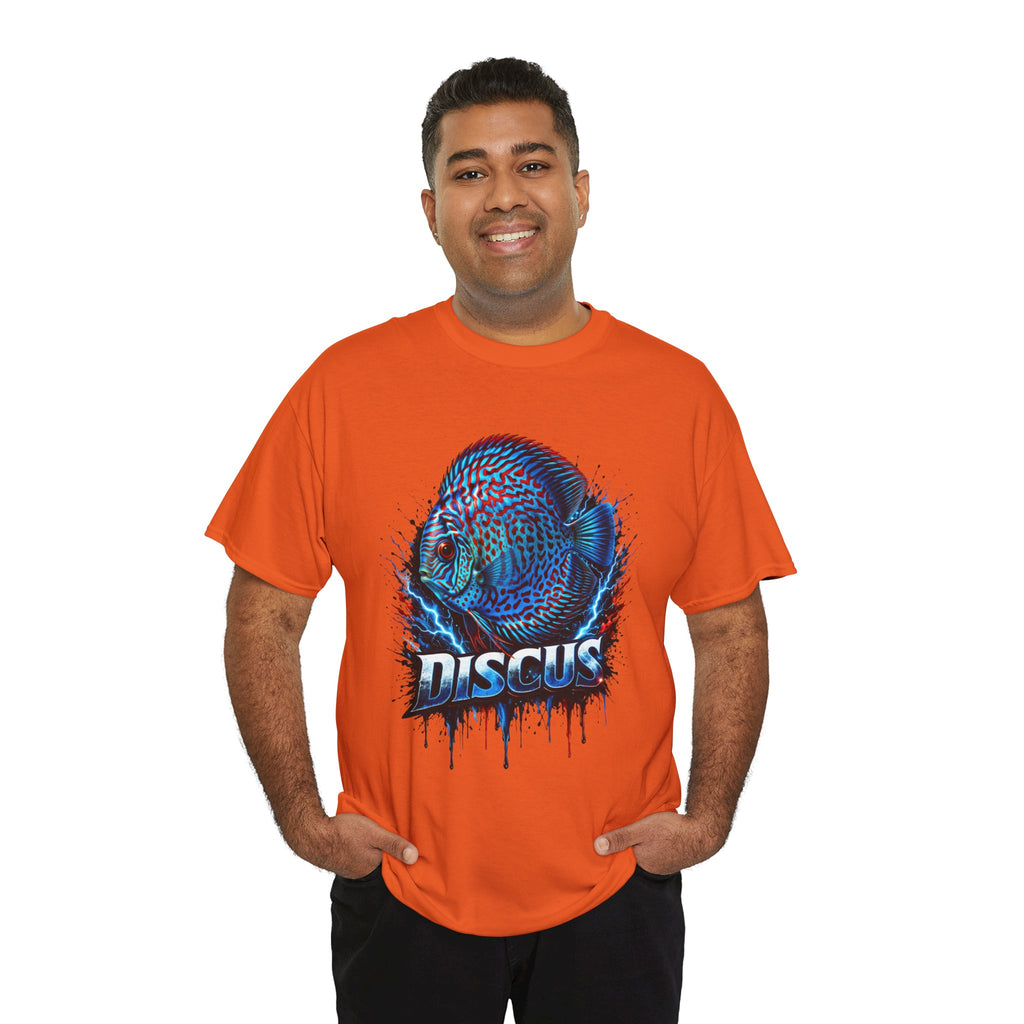 Discus Fish Graphic Tee - Vibrant Aquarium Fish Shirt