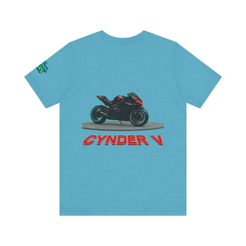 The Eternal Wars Motorcycle Tee — Cynder V Sportbike Graphic Shirt