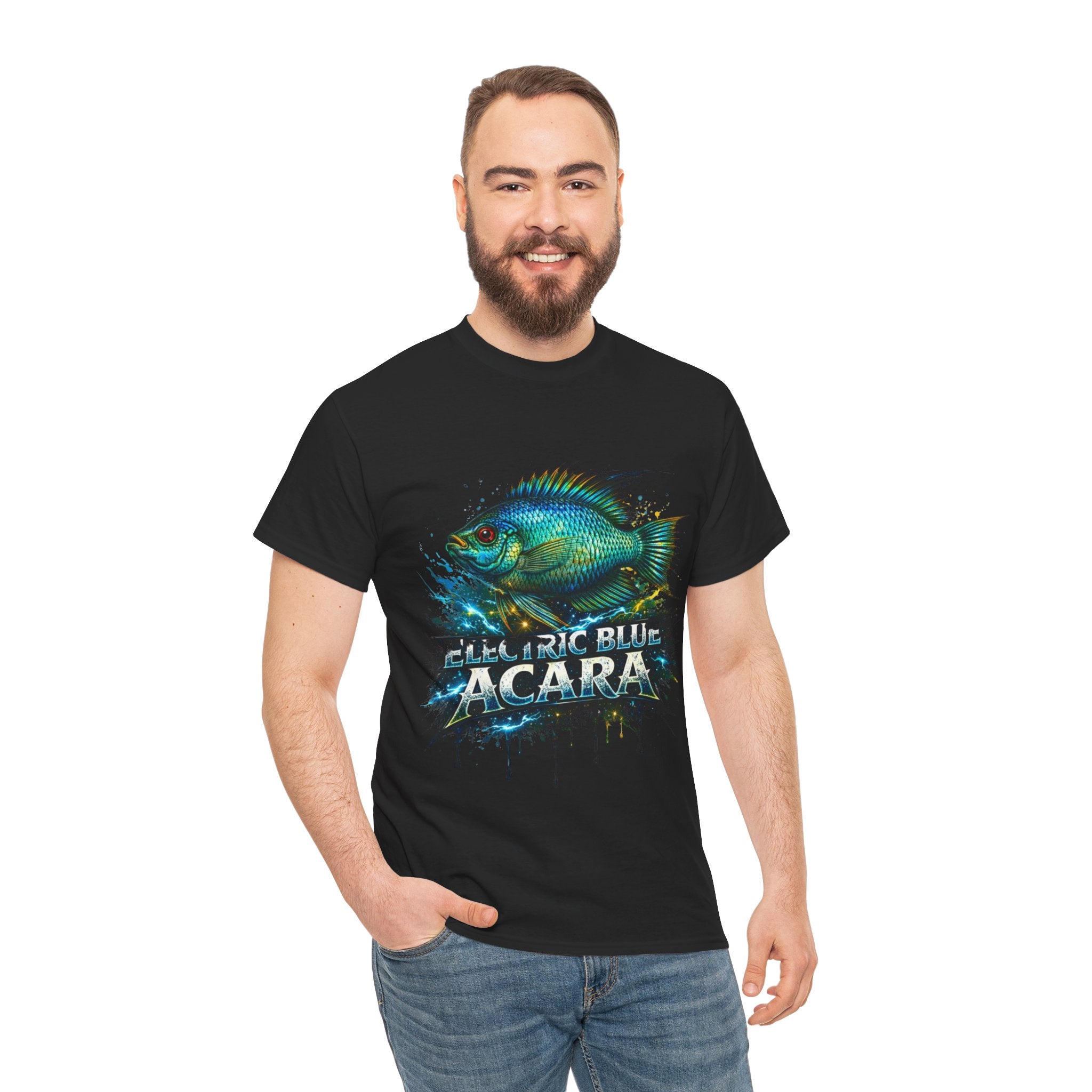 Electric Blue Acara – Premium Graphic Tee