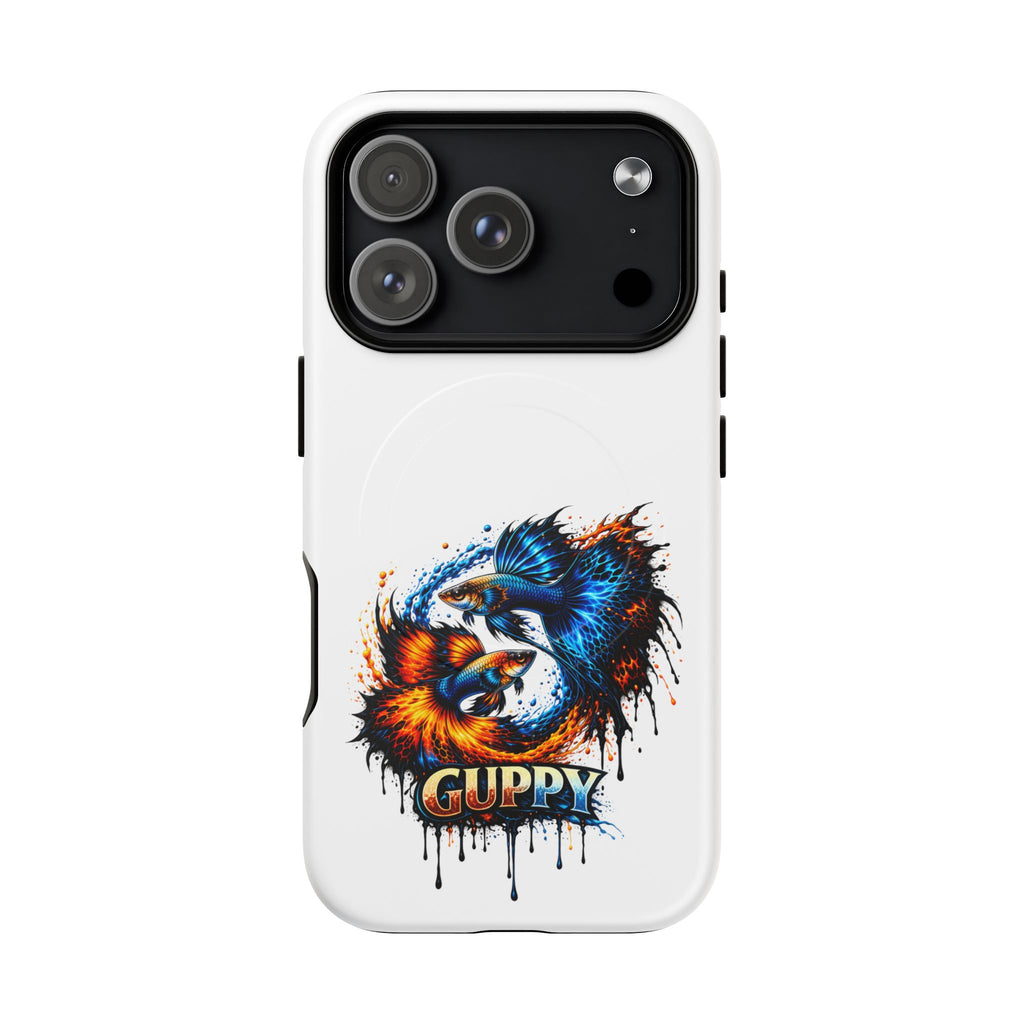 Fire & Ice Guppy – "Neon Flare" Magnetic Impact Case