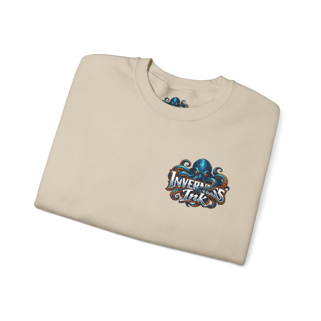Betta Fish Crewneck Sweatshirt — Colorful Neon Tropical Fish Graphic