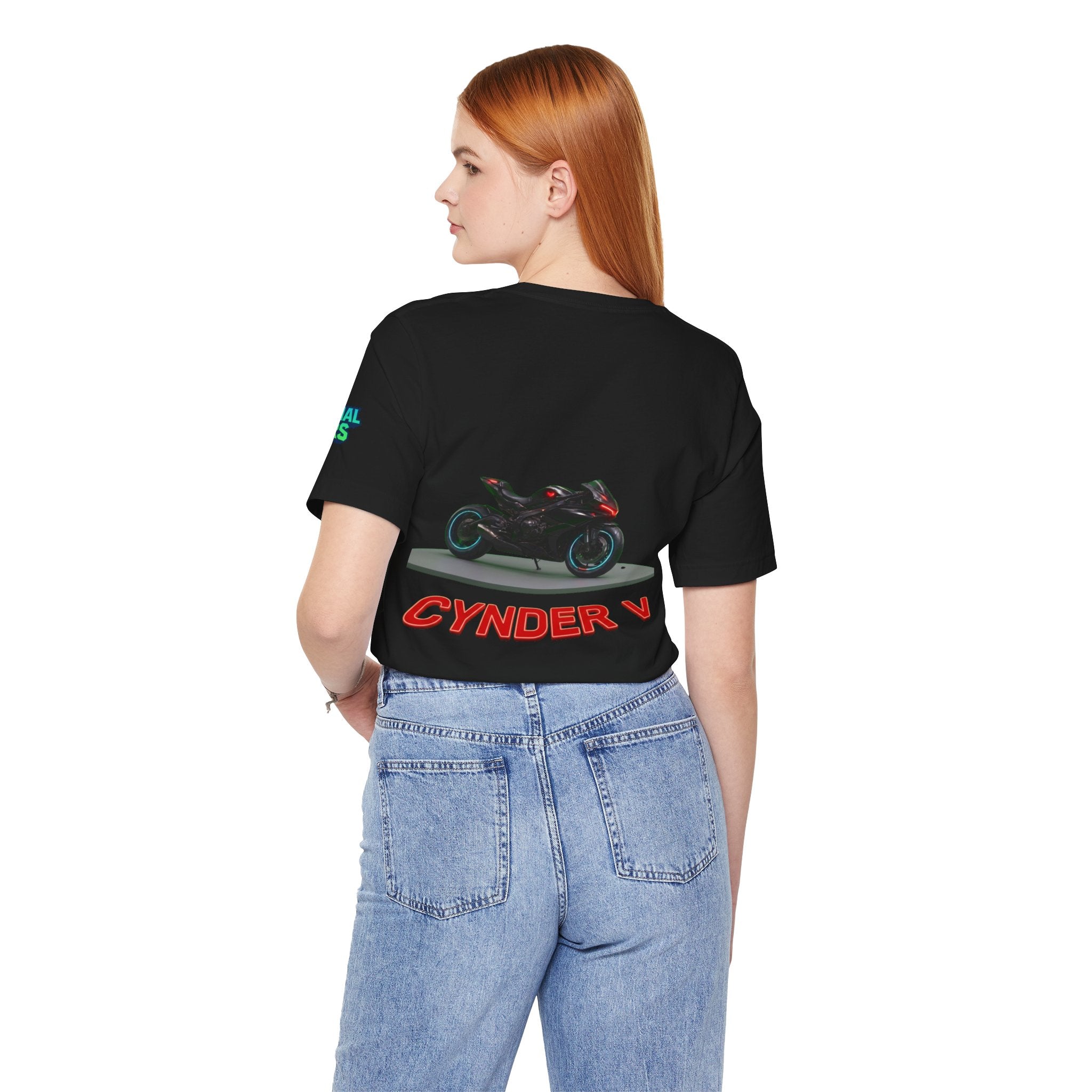 The Eternal Wars Motorcycle Tee — Cynder V Sportbike Graphic Shirt