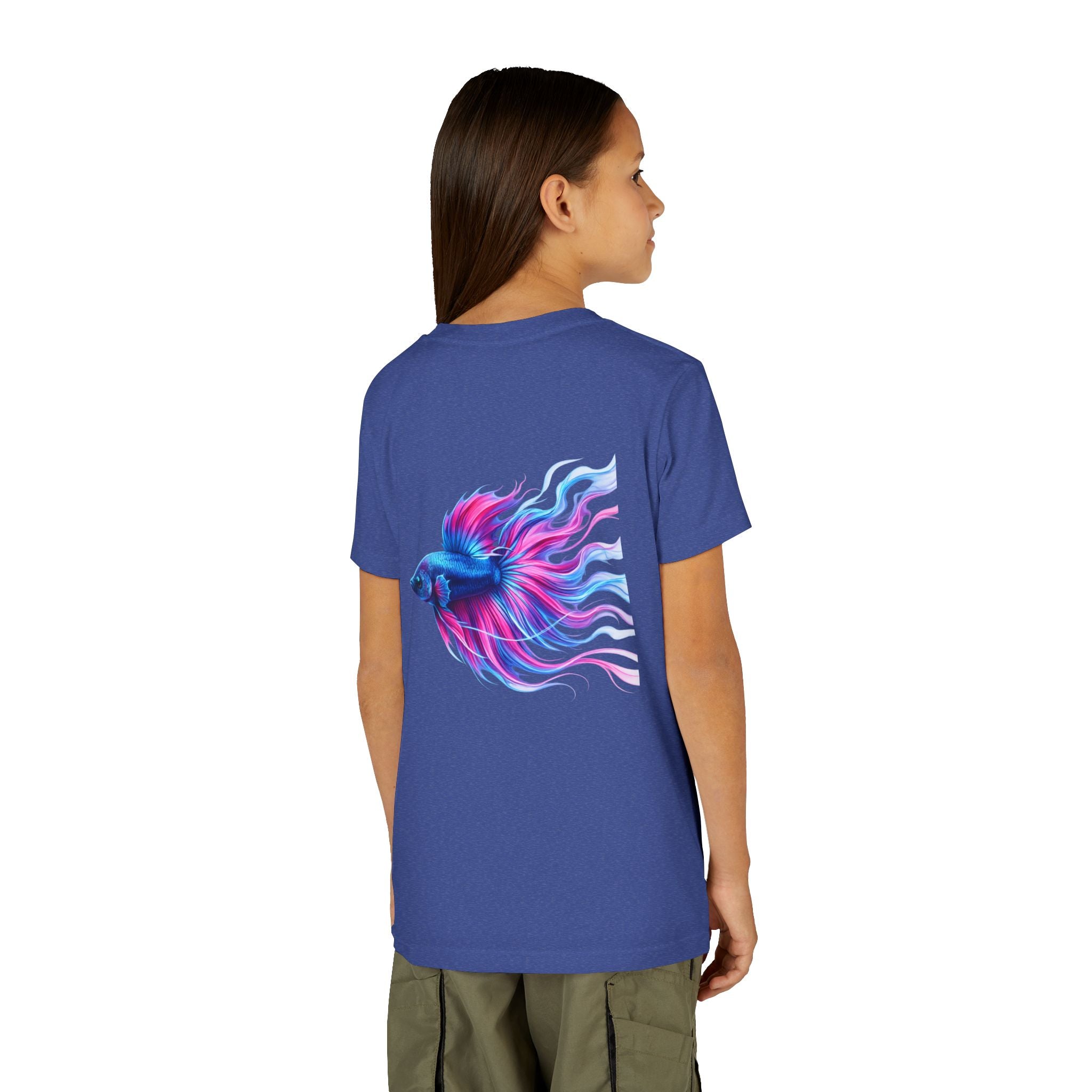 Youth Tee - Colorful Betta Fish Graphic Shirt