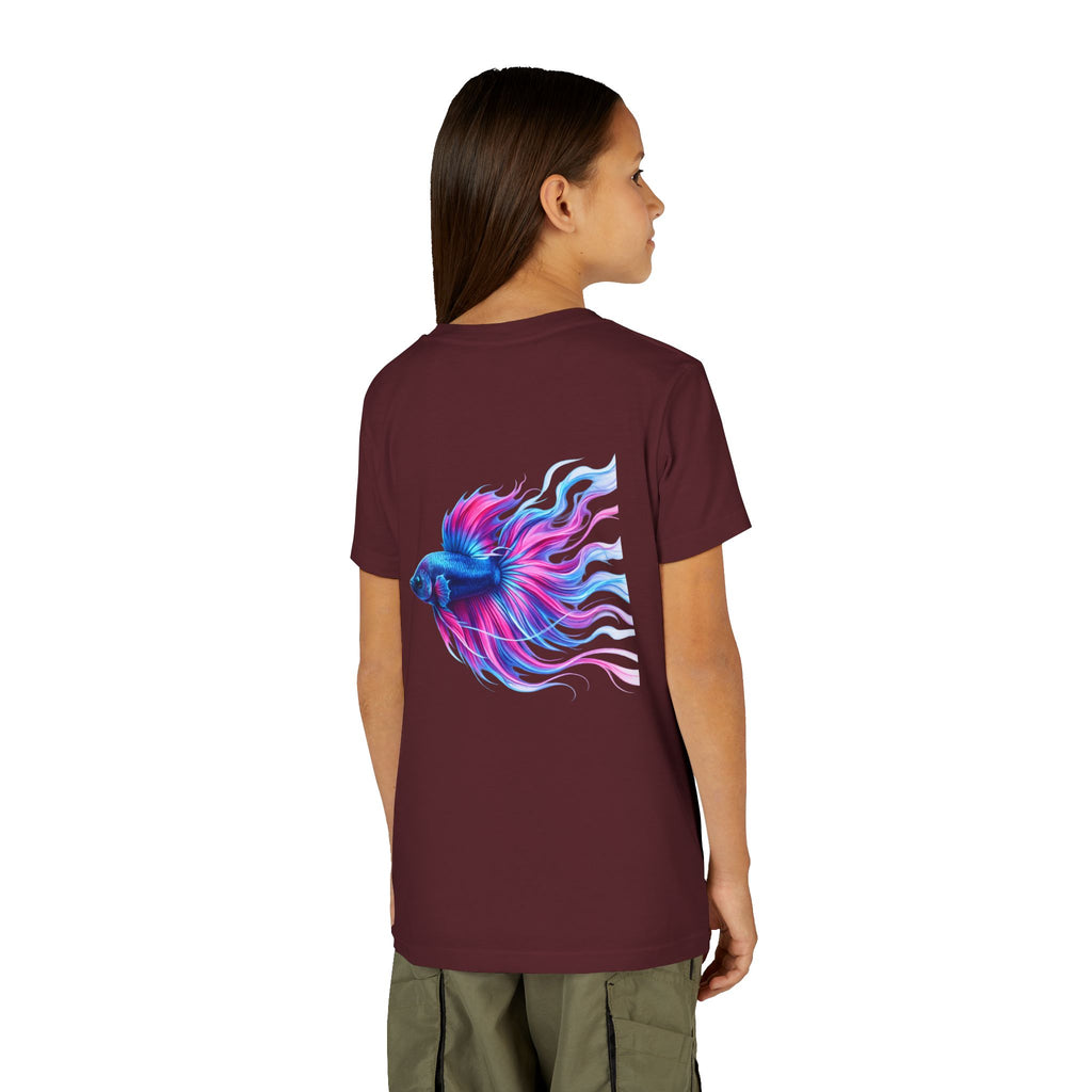 Youth Tee - Colorful Betta Fish Graphic Shirt