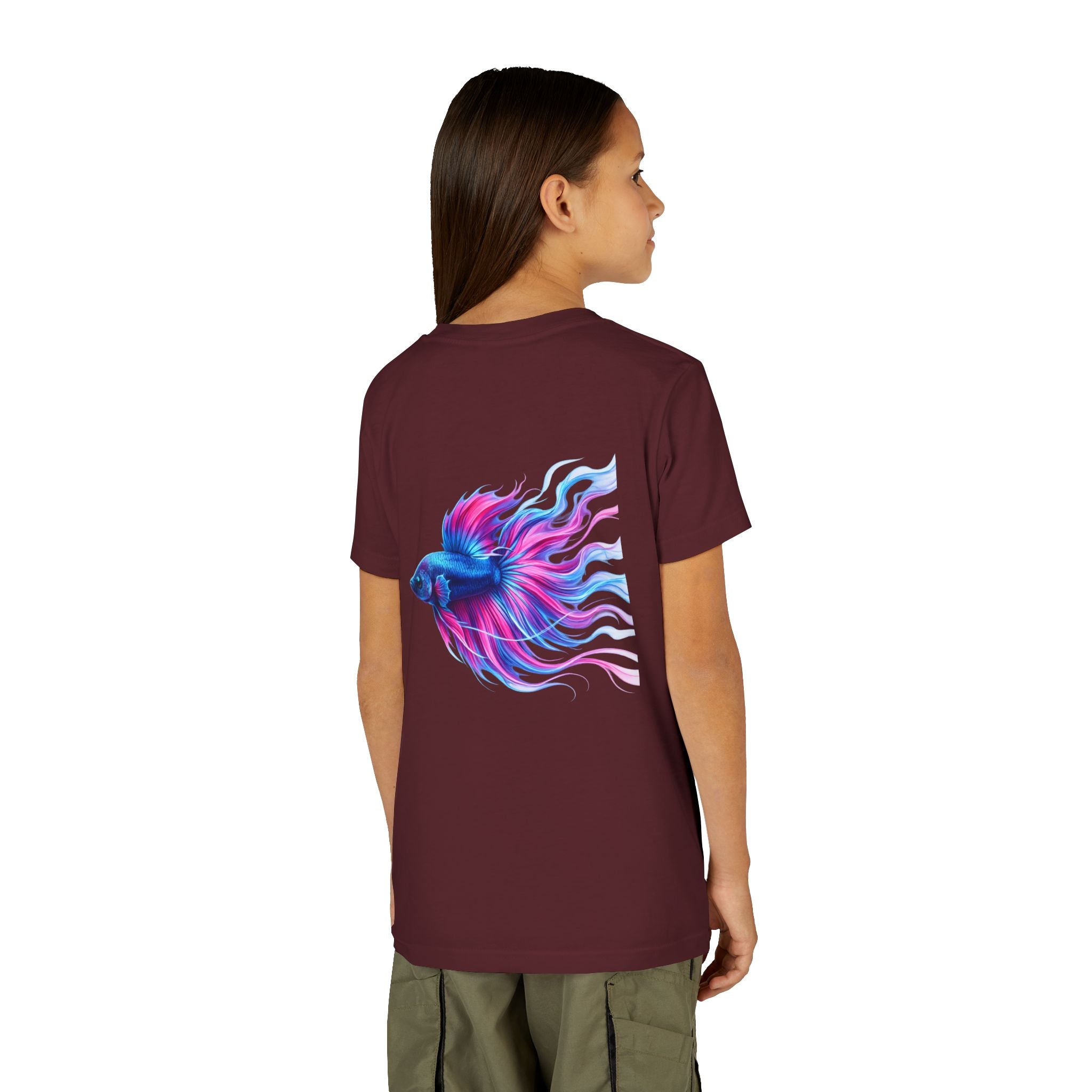 Youth Tee - Colorful Betta Fish Graphic Shirt