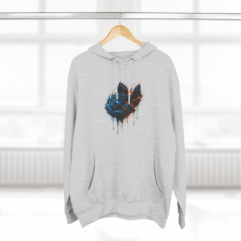 Armored Pleco L-185 – Premium Fleece Hooded Sweatshirt