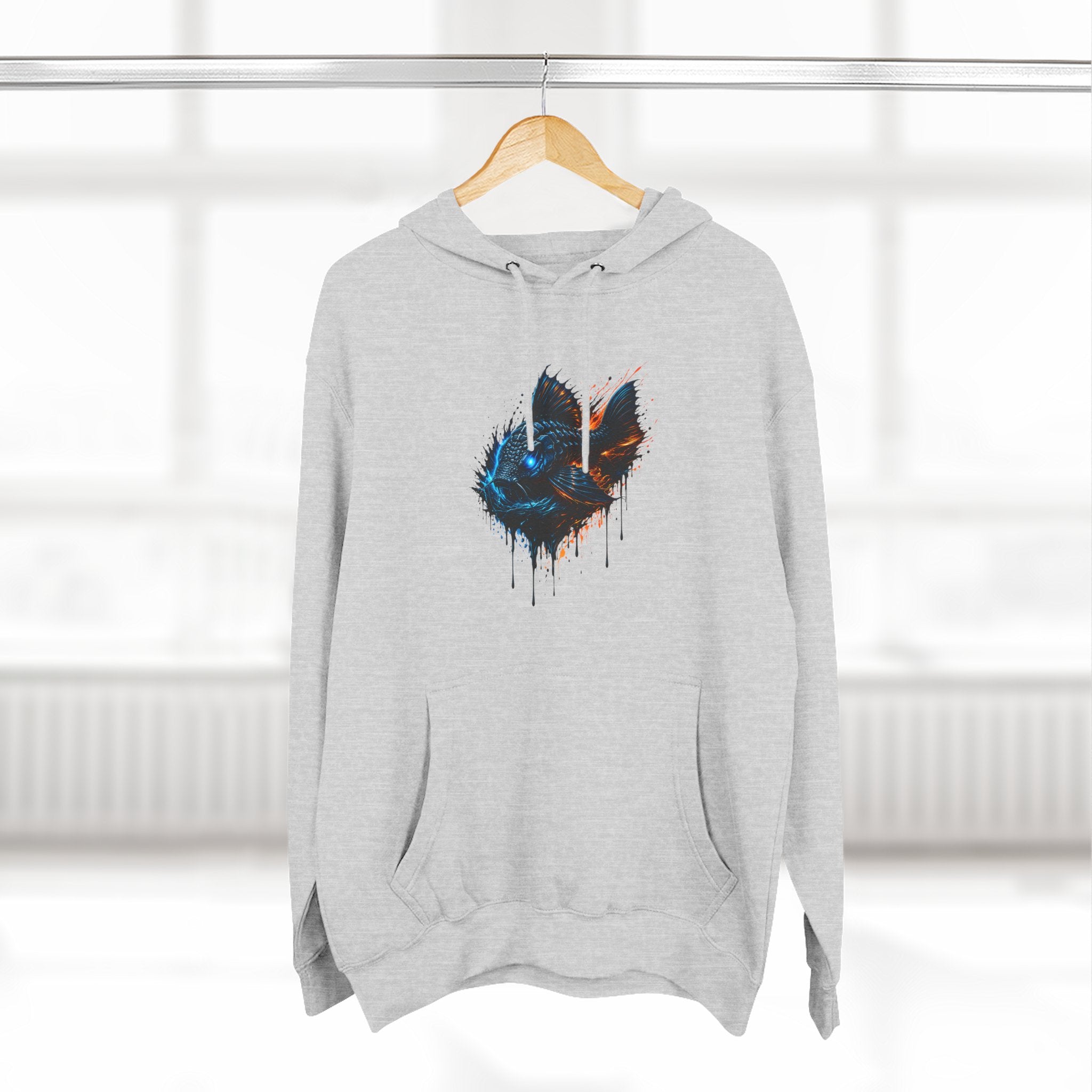 Armored Pleco L-185 – Premium Fleece Hooded Sweatshirt