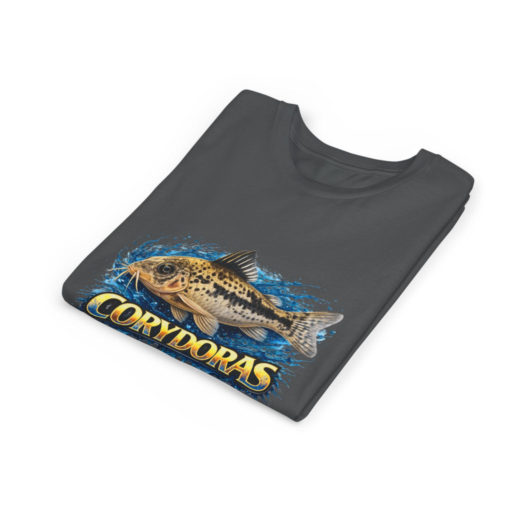 Corydoras Fish Youth Tee – Cute Aquarium Catfish Graphic Shirt