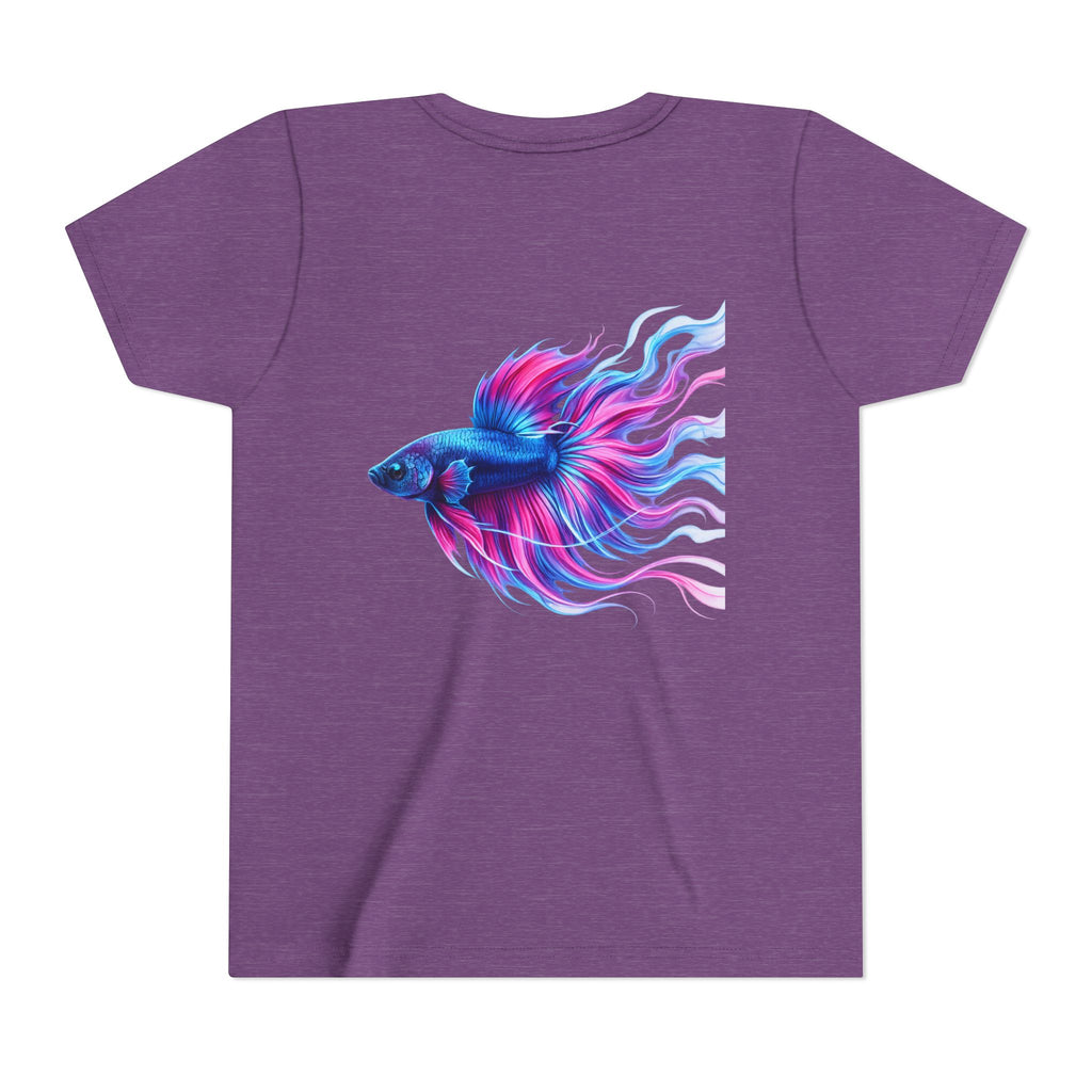 Youth Tee - Colorful Betta Fish Graphic Shirt