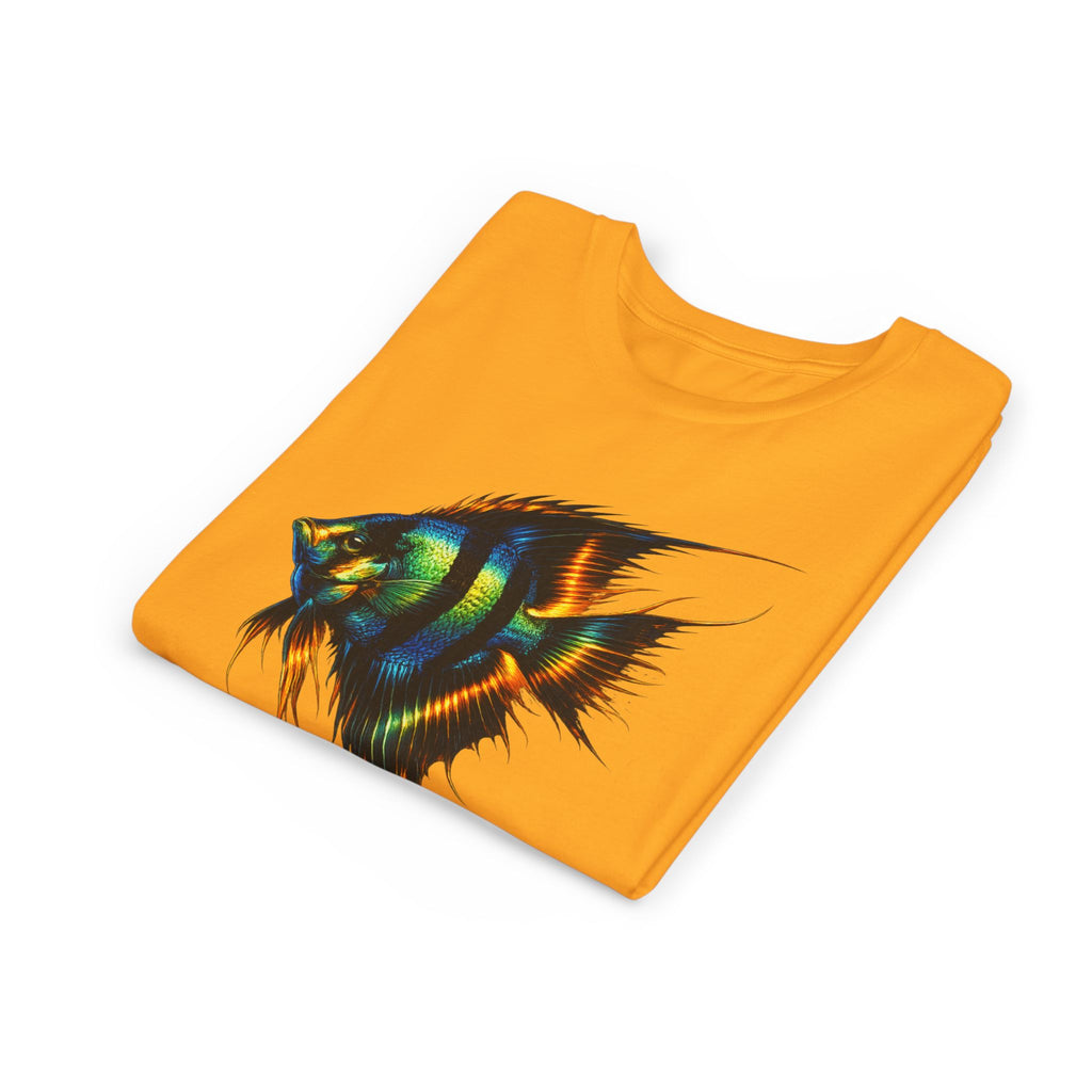 Angelfish Youth Tee – Colorful Aquarium Fish Graphic Shirt for Kids