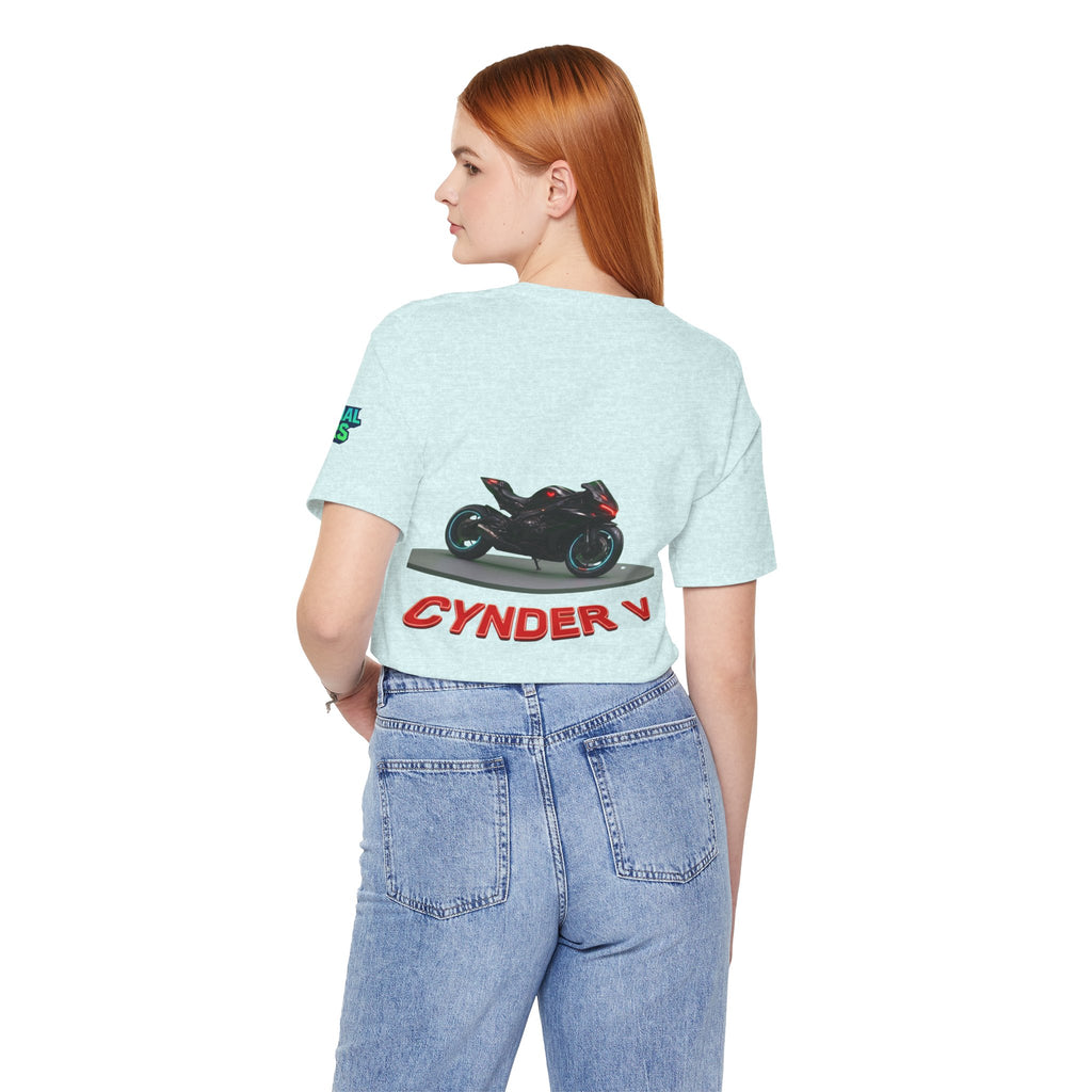 The Eternal Wars Motorcycle Tee — Cynder V Sportbike Graphic Shirt