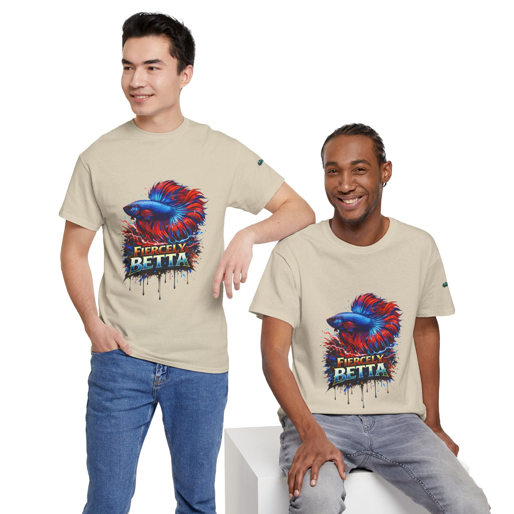 Betta Fish T-Shirt — Fiercely Betta Colorful Aquarium Fish Tee