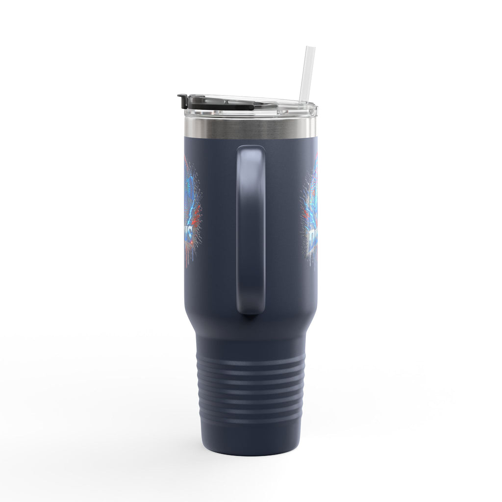 Electric Discus – 40oz Premium Insulated Travel Mug