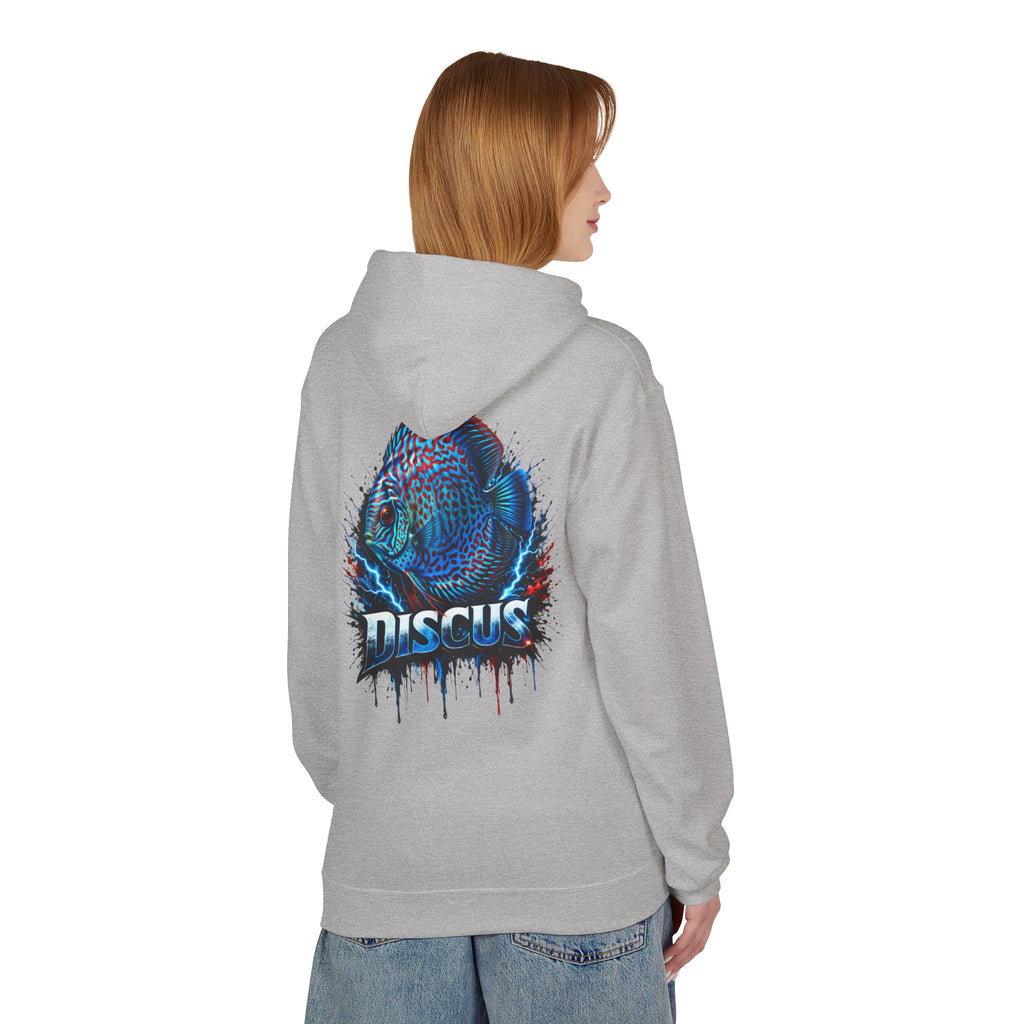 Discus Fish Hoodie — Vibrant Aquarium Graphic Pullover