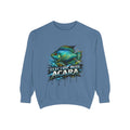Electric Blue Acara – Garment-Dyed Premium Sweatshirt