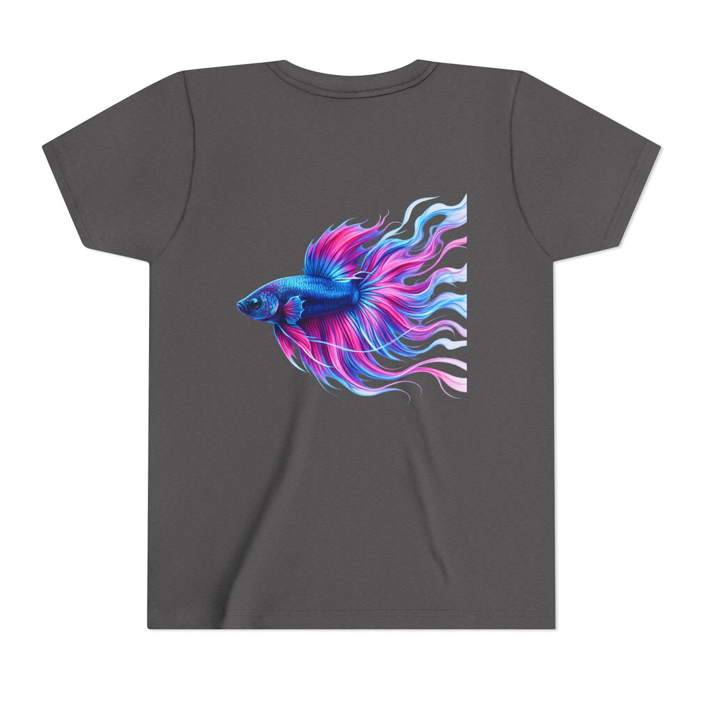 Youth Tee - Colorful Betta Fish Graphic Shirt