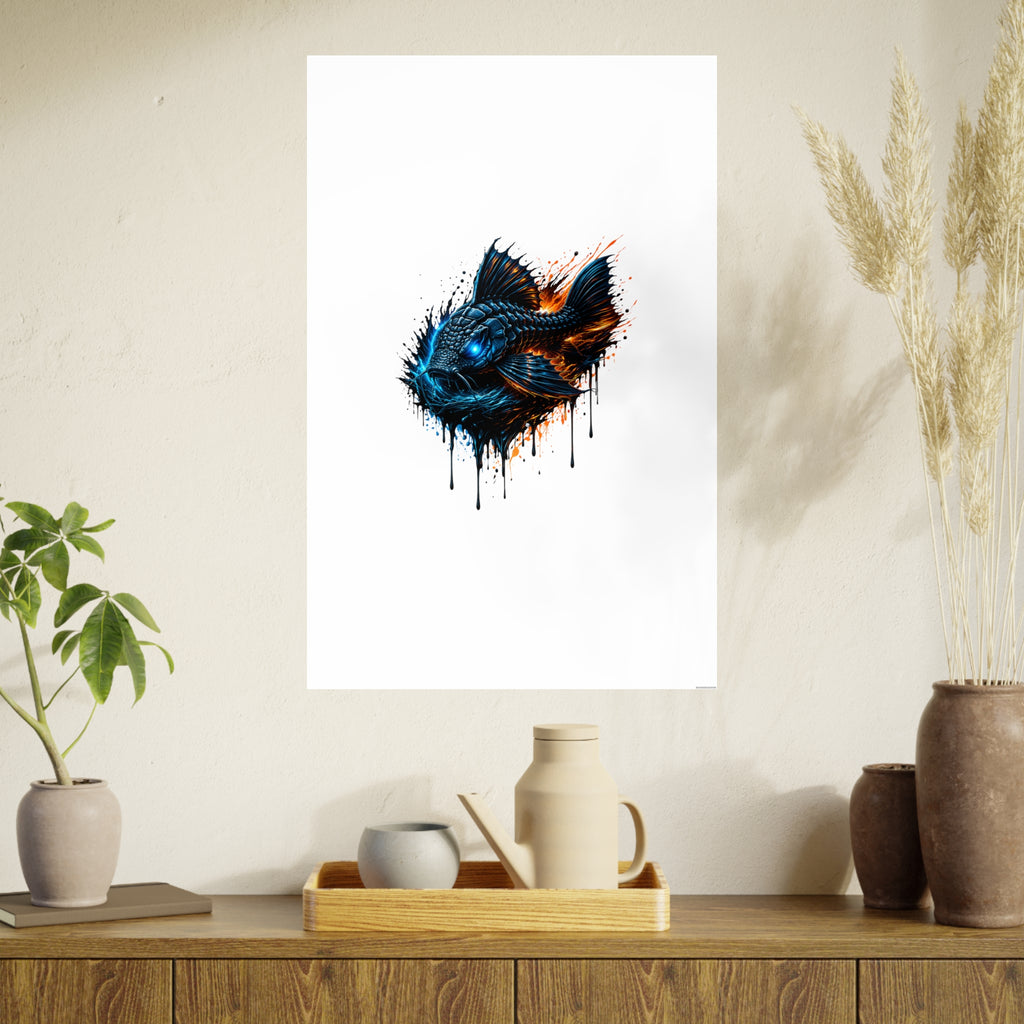 Armored Pleco L-185 – Premium Satin Photo Art Poster