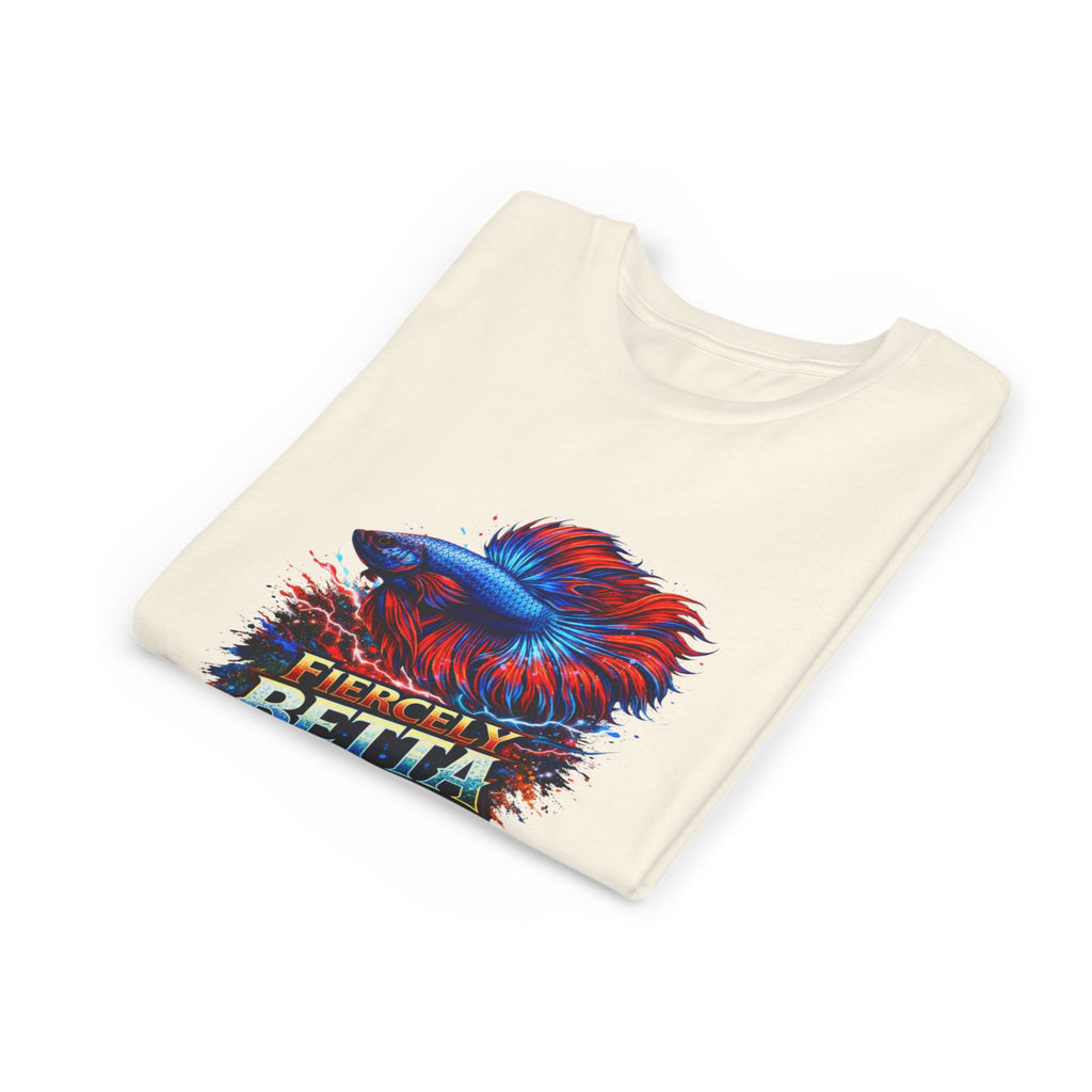 Fiercely Betta Youth Tee - Colorful Betta Fish Graphic Shirt