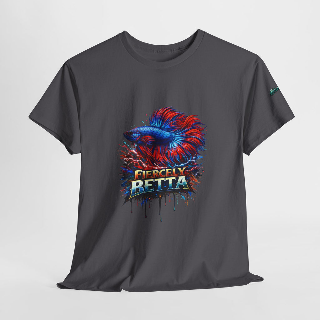 Betta Fish T-Shirt — Fiercely Betta Colorful Aquarium Fish Tee