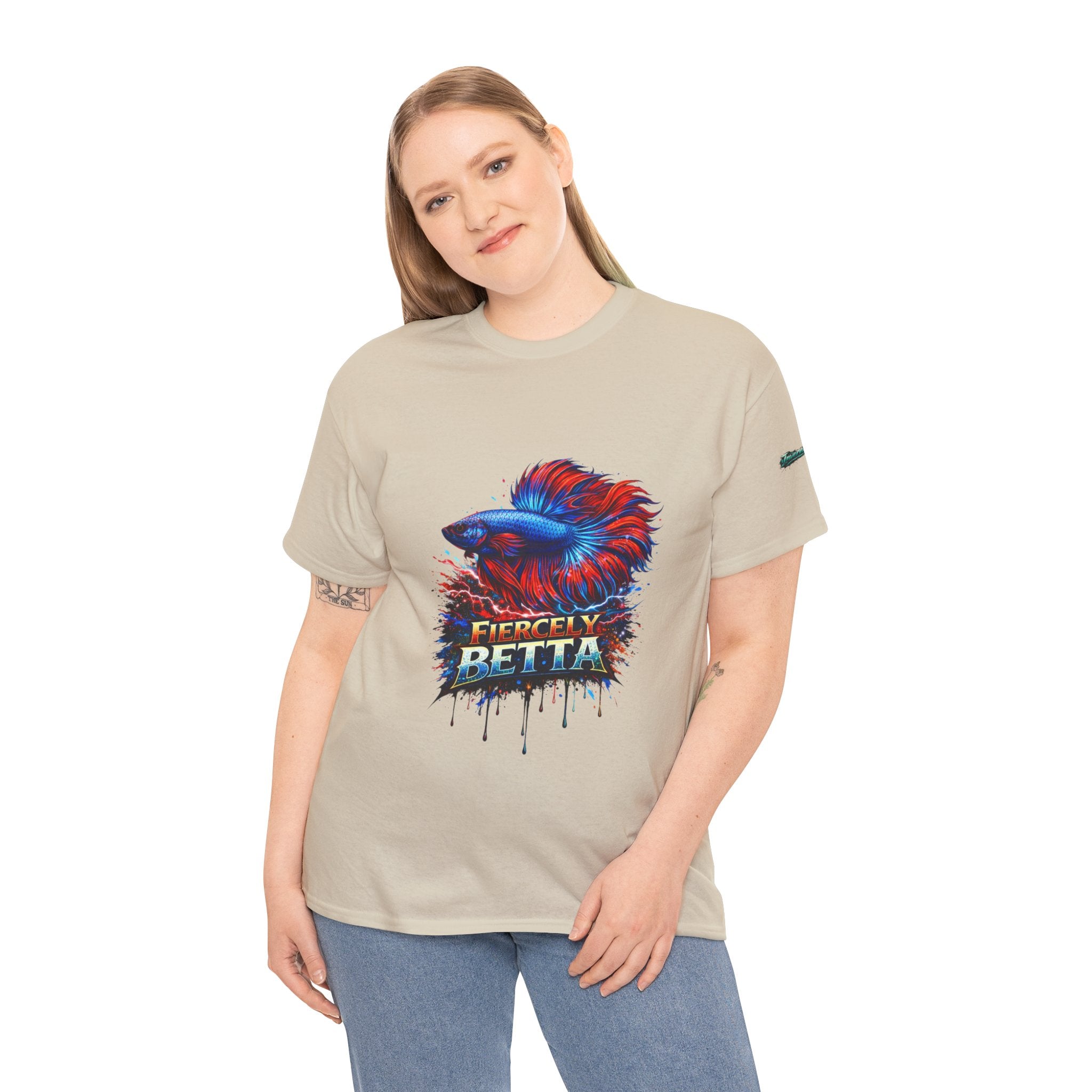 Betta Fish T-Shirt — Fiercely Betta Colorful Aquarium Fish Tee
