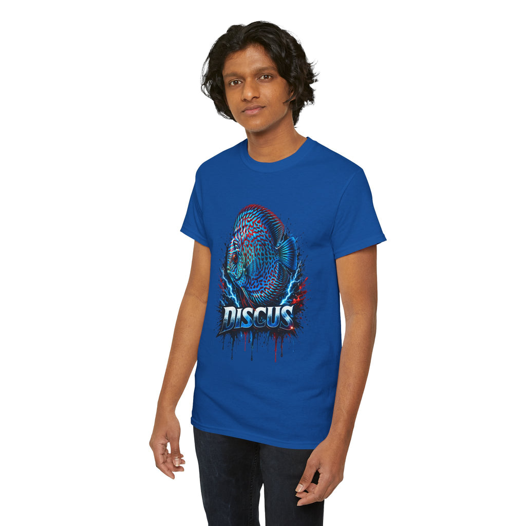 Discus Fish Graphic Tee - Vibrant Aquarium Fish Shirt